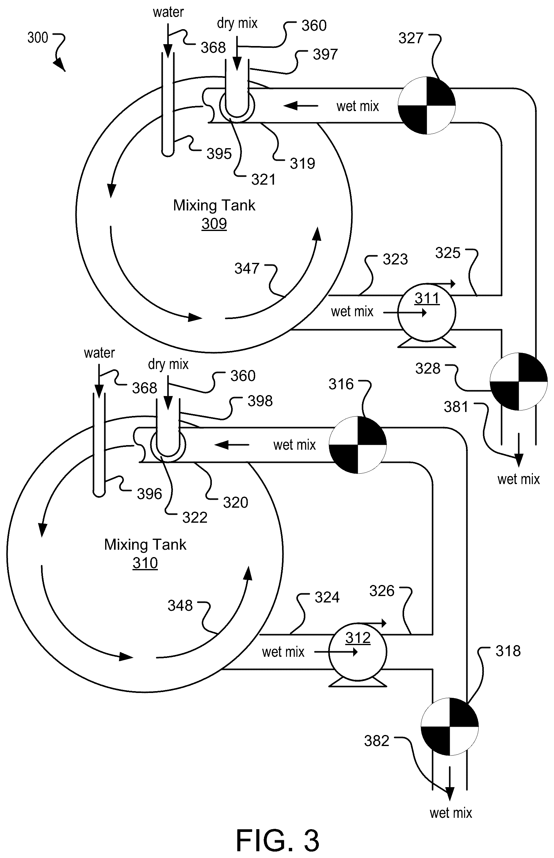 Patent US12576553 Figure 3 – Cellular concrete wet mix blending
