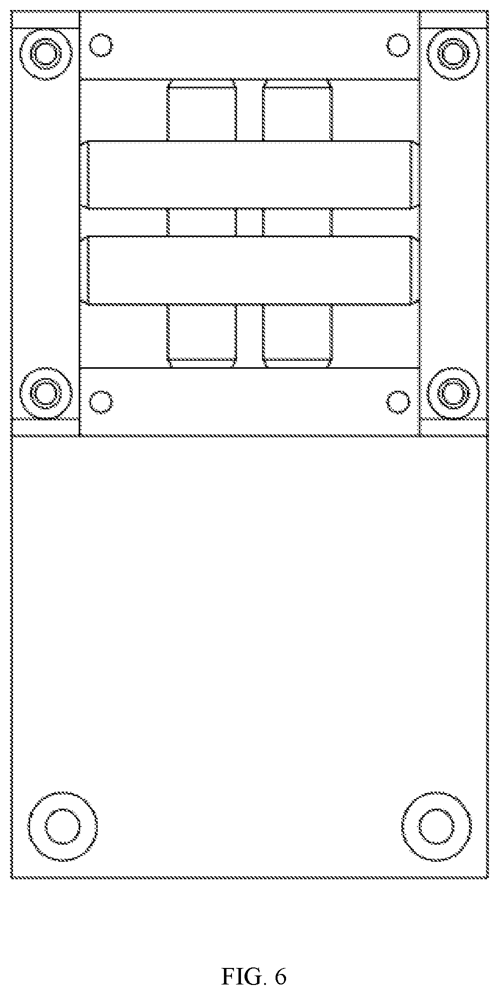 Patent US12576557 Figure 6 – Melt impregnation device with automatic lifting channel for additive manufacturing filaments