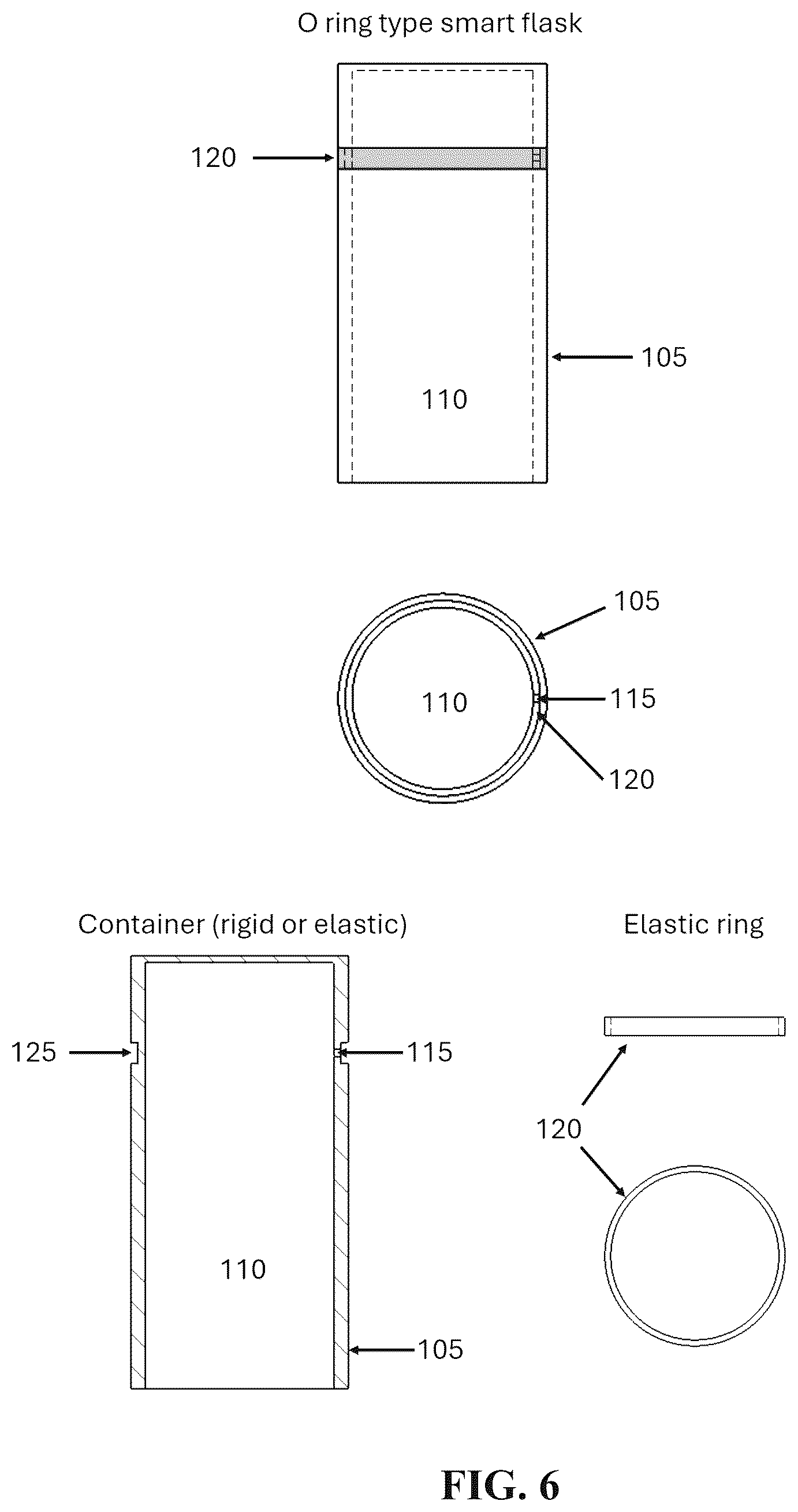 Patent US12576562 Figure 6 – Long-term storage and proportional dispensing device