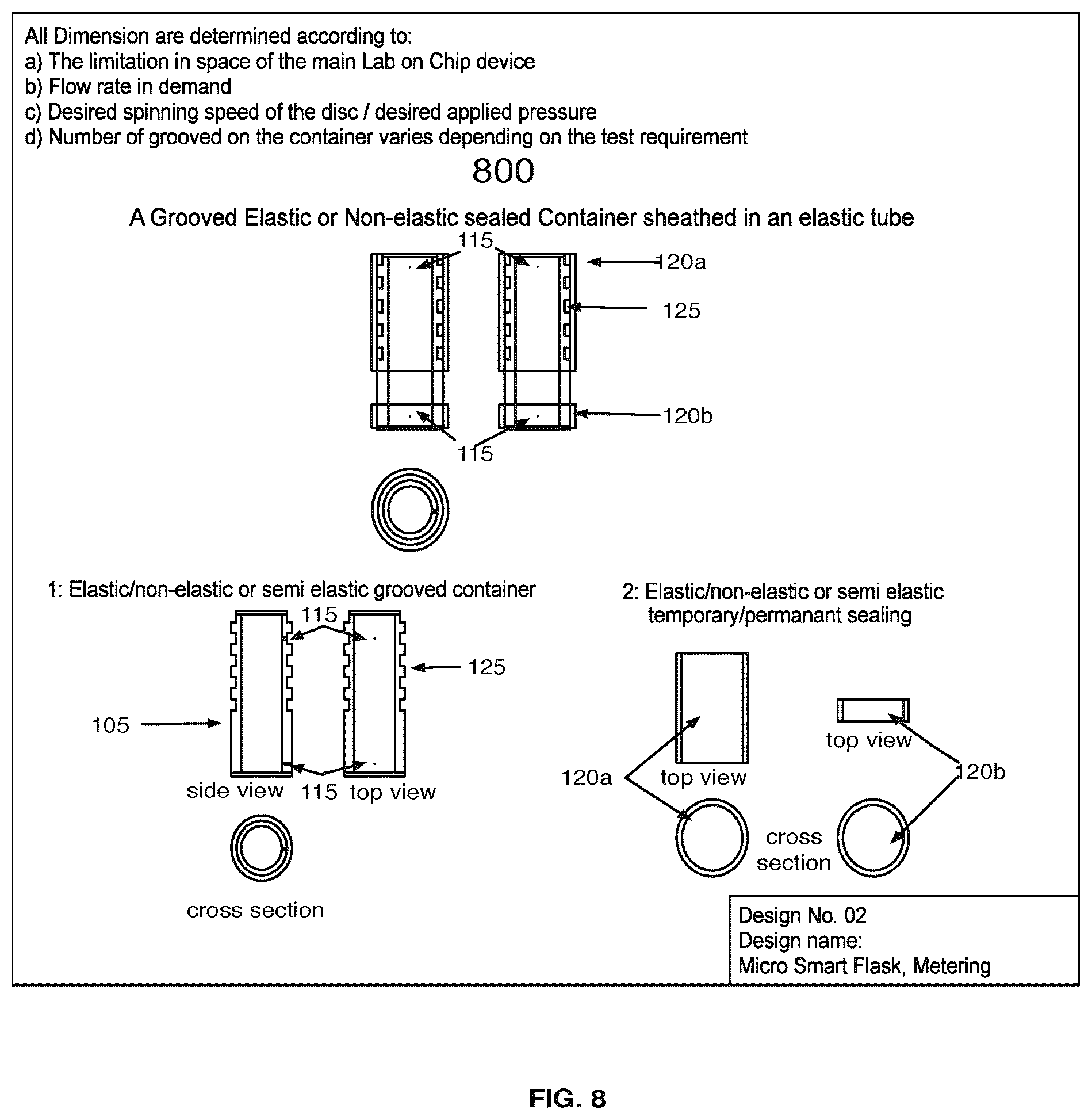 Patent US12576562 Figure 8 – Long-term storage and proportional dispensing device