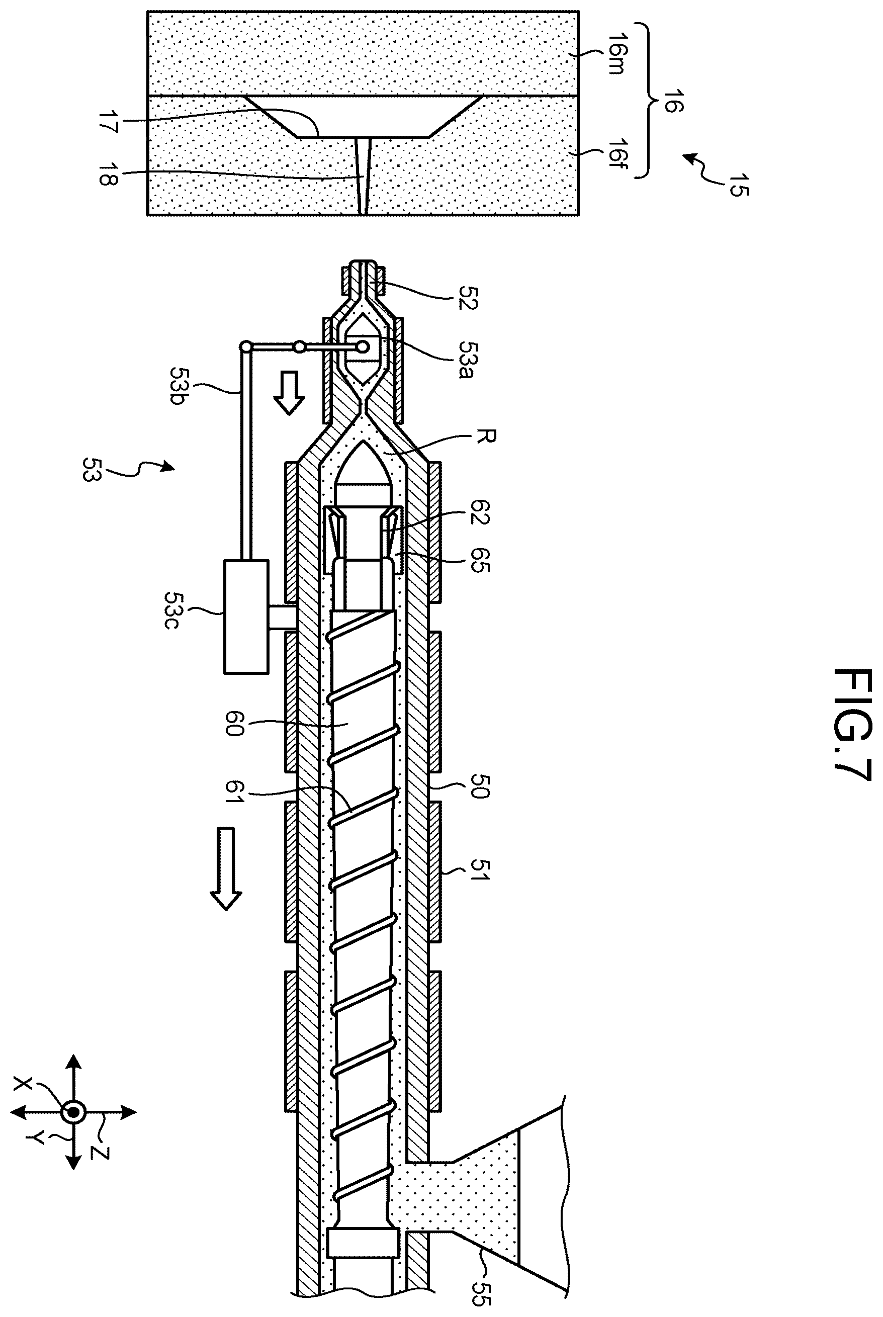Patent US12576566 Figure 7 – Foam molding method, control method for injection molding machine for foam molding, and injection molding machine for foam molding