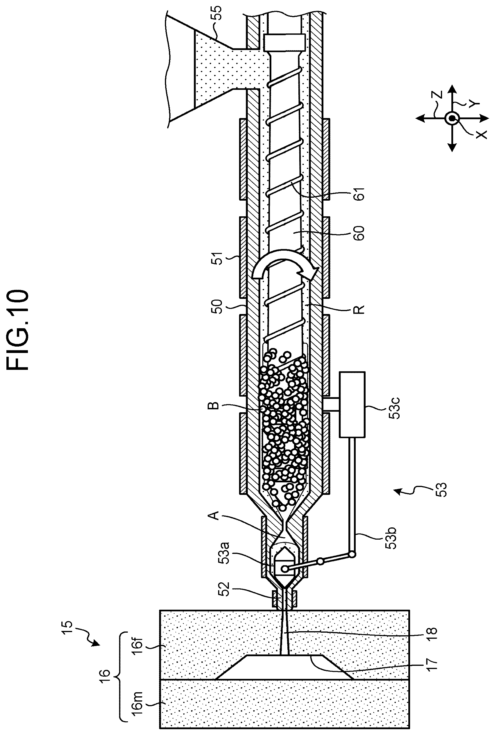 Patent US12576566 Figure 10 – Foam molding method, control method for injection molding machine for foam molding, and injection molding machine for foam molding