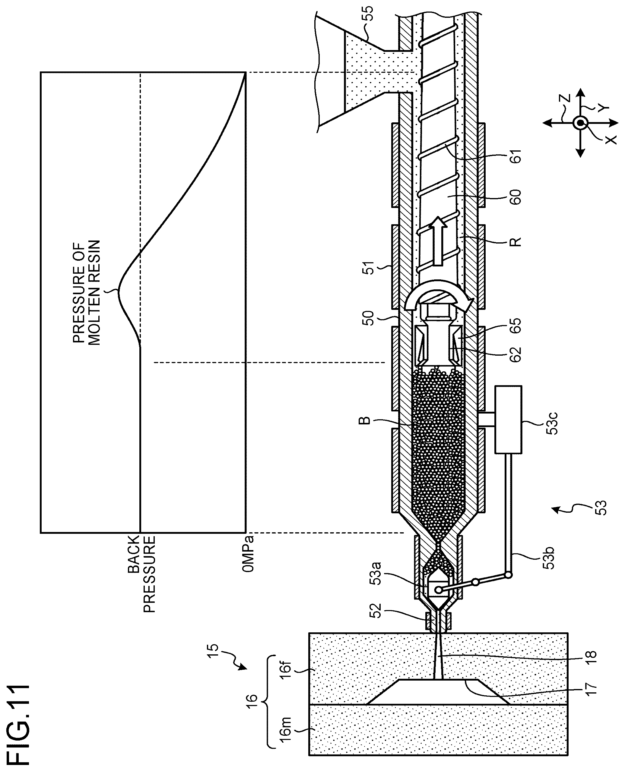Patent US12576566 Figure 11 – Foam molding method, control method for injection molding machine for foam molding, and injection molding machine for foam molding
