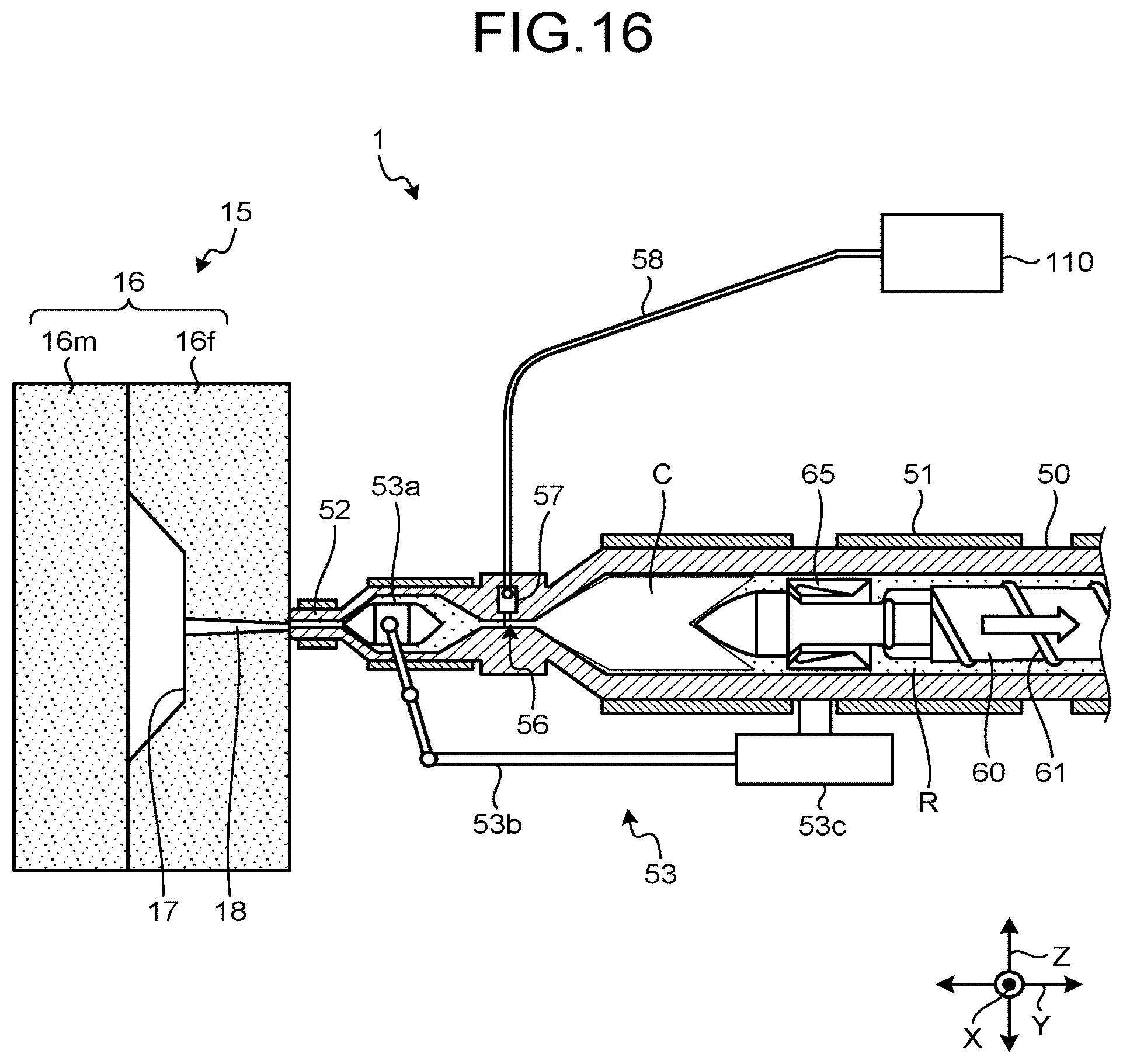 Patent US12576566 Figure 16 – Foam molding method, control method for injection molding machine for foam molding, and injection molding machine for foam molding