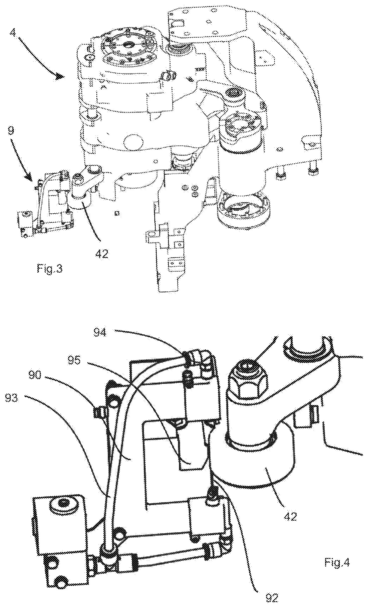 Patent US12576577 Figure 2 – Blow-molding machine with detection of a locking state