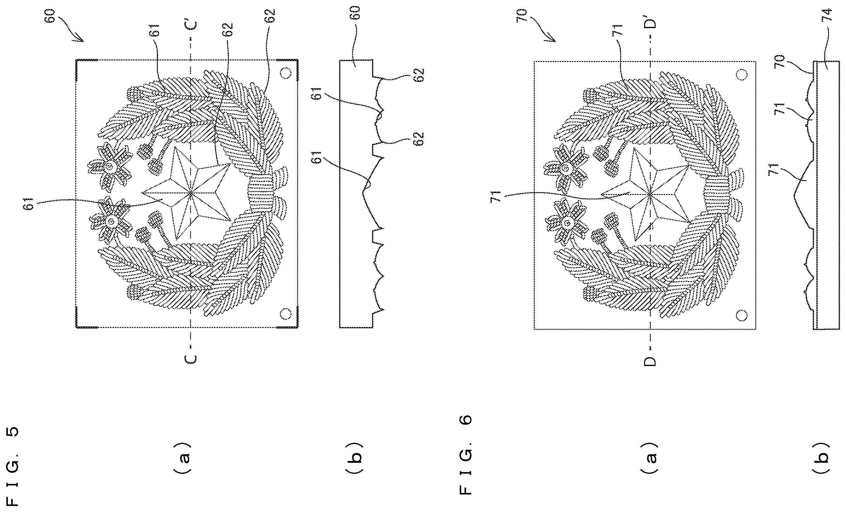 Patent US12576578 Figure 3 – Three-dimensional decorative piece and method of producing the same