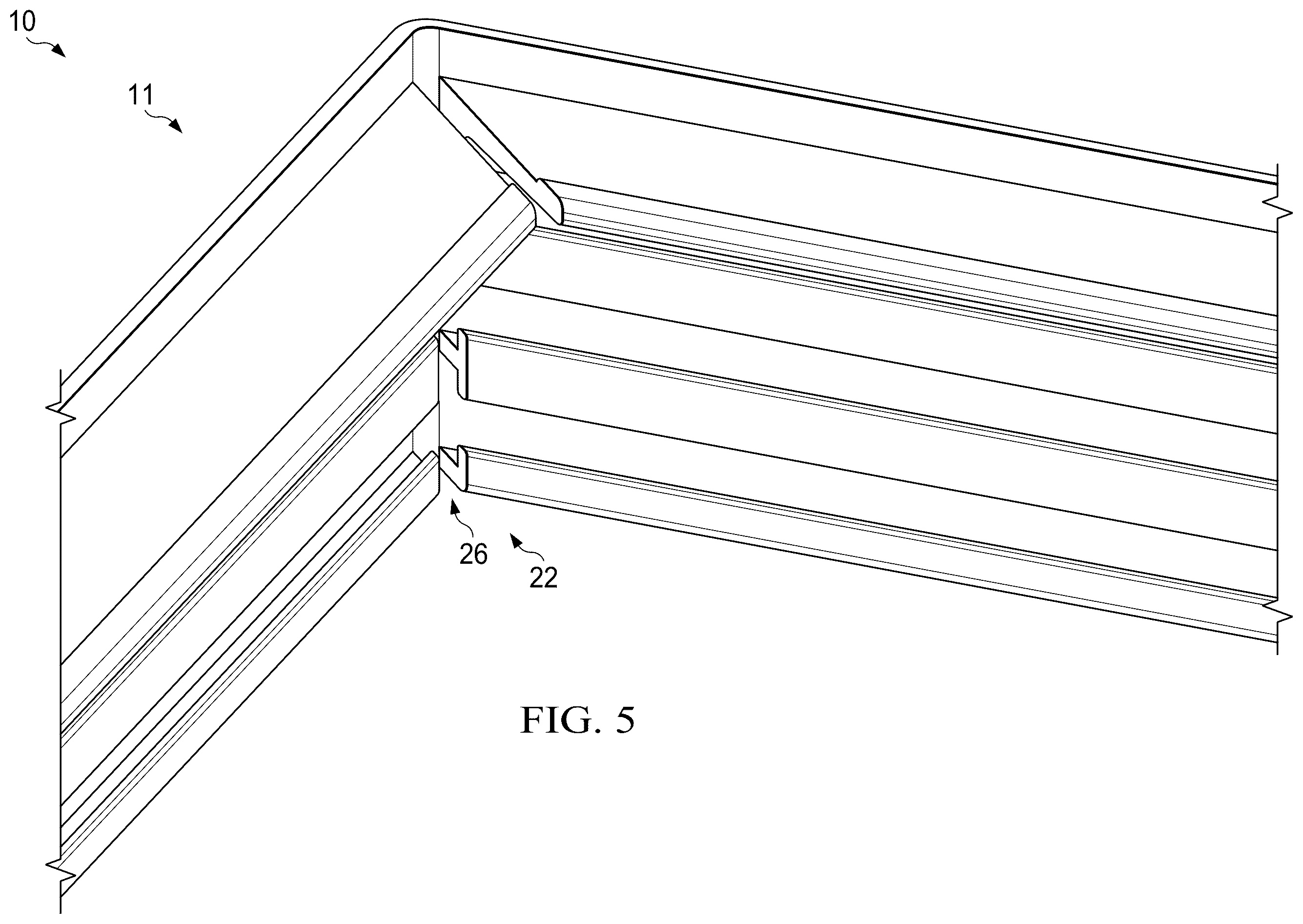 Patent US12576579 Figure 5 – Method of manufacturing a door frame subassembly for an electronic display assembly