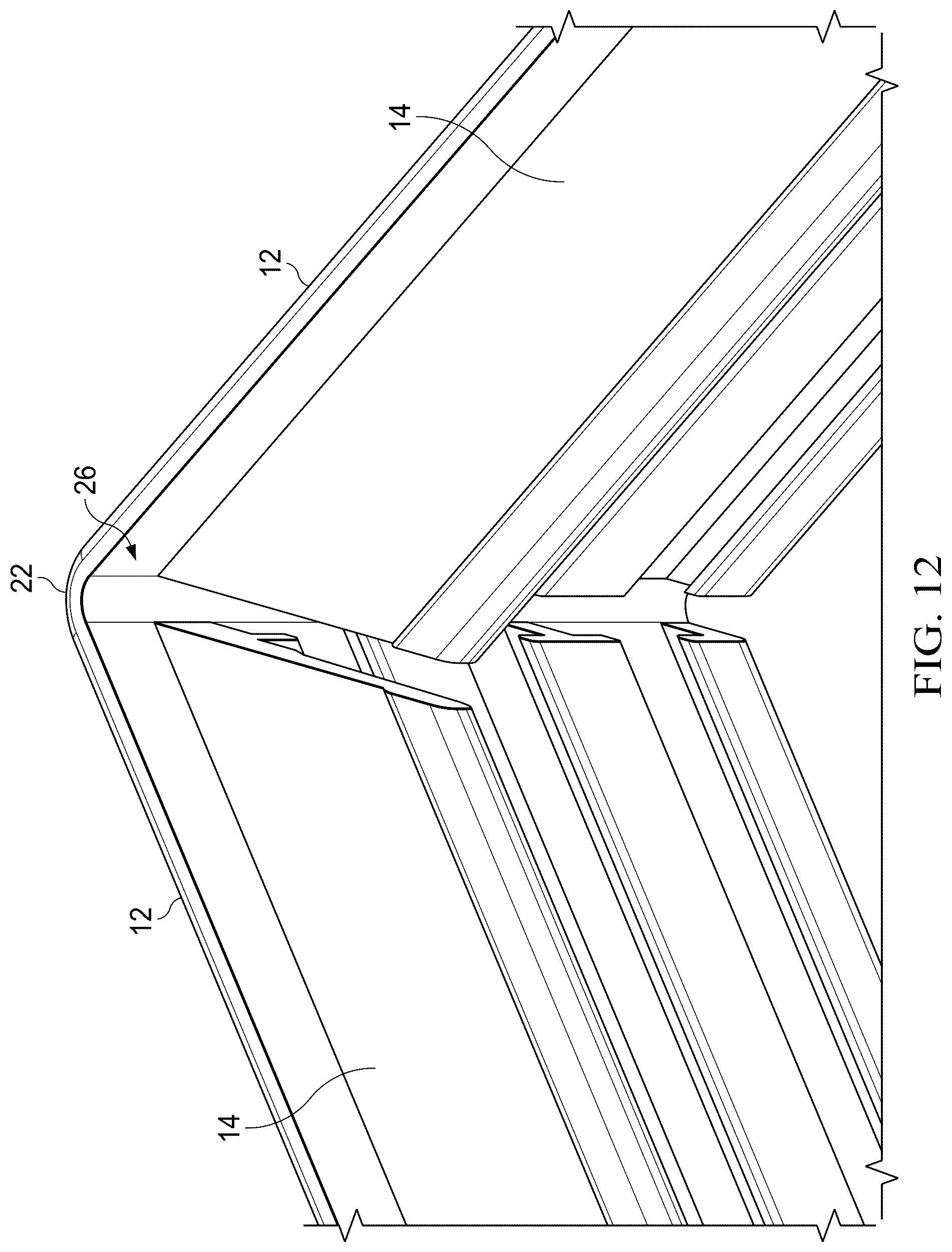Patent US12576579 Figure 12 – Method of manufacturing a door frame subassembly for an electronic display assembly