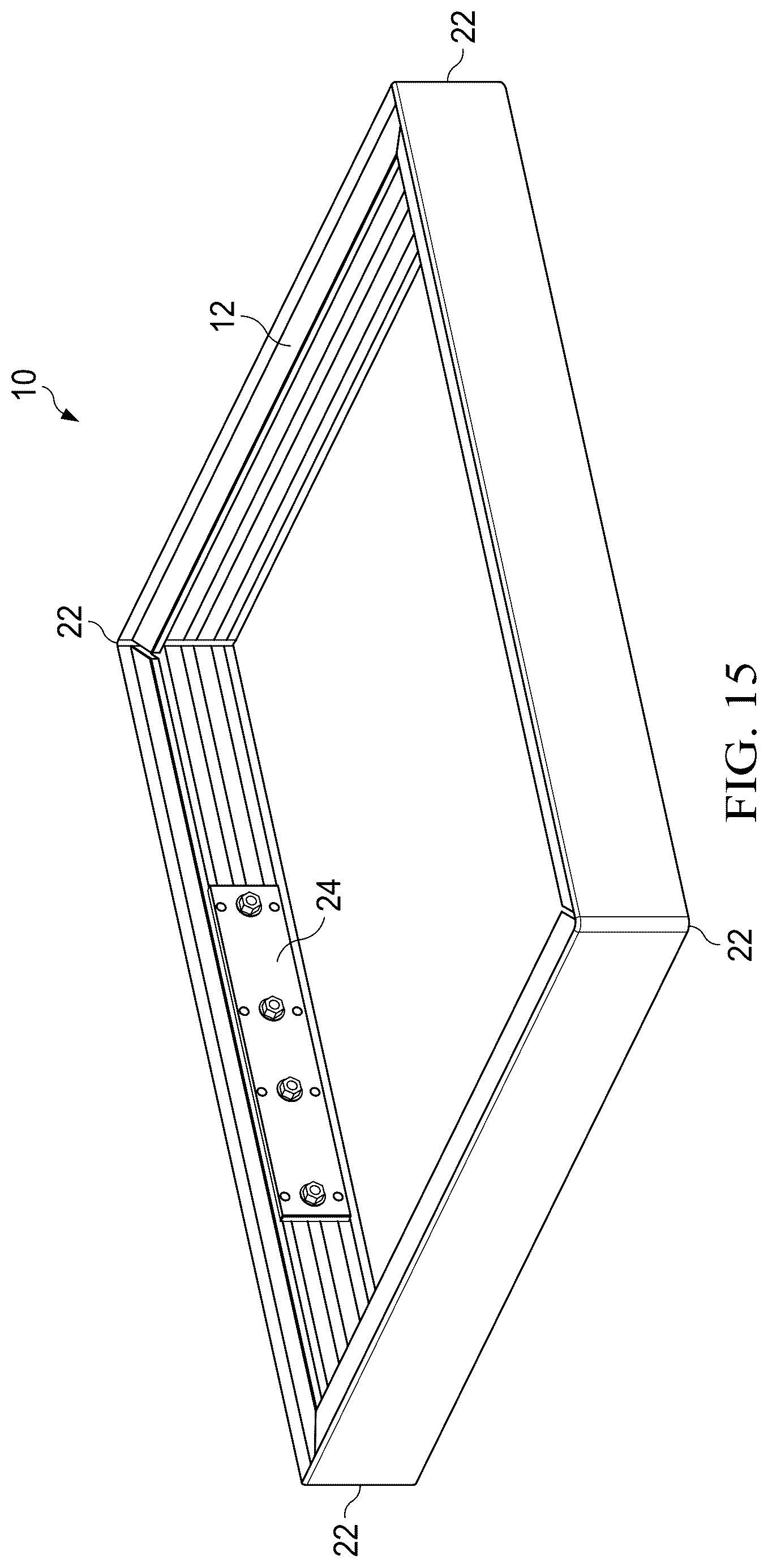 Patent US12576579 Figure 15 – Method of manufacturing a door frame subassembly for an electronic display assembly