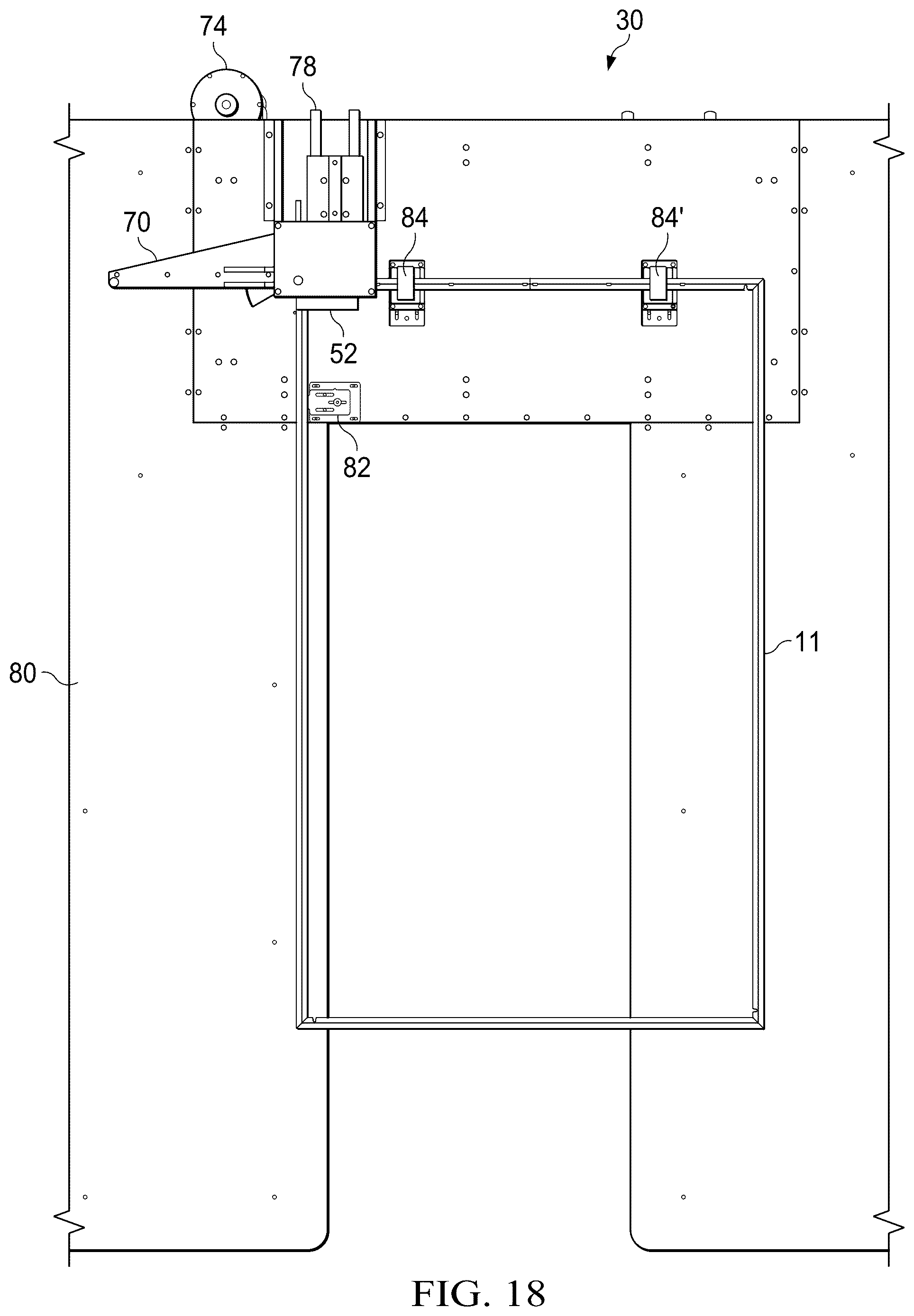 Patent US12576579 Figure 18 – Method of manufacturing a door frame subassembly for an electronic display assembly