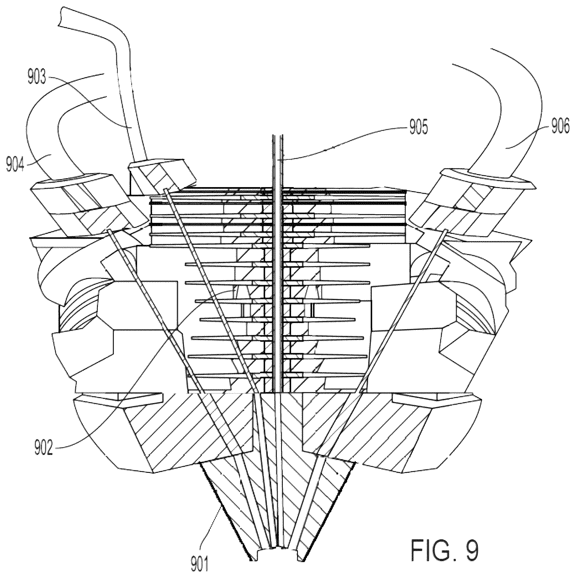 Patent US12576582 Figure 13 – Vapor-based method and system for printing a 3D structure