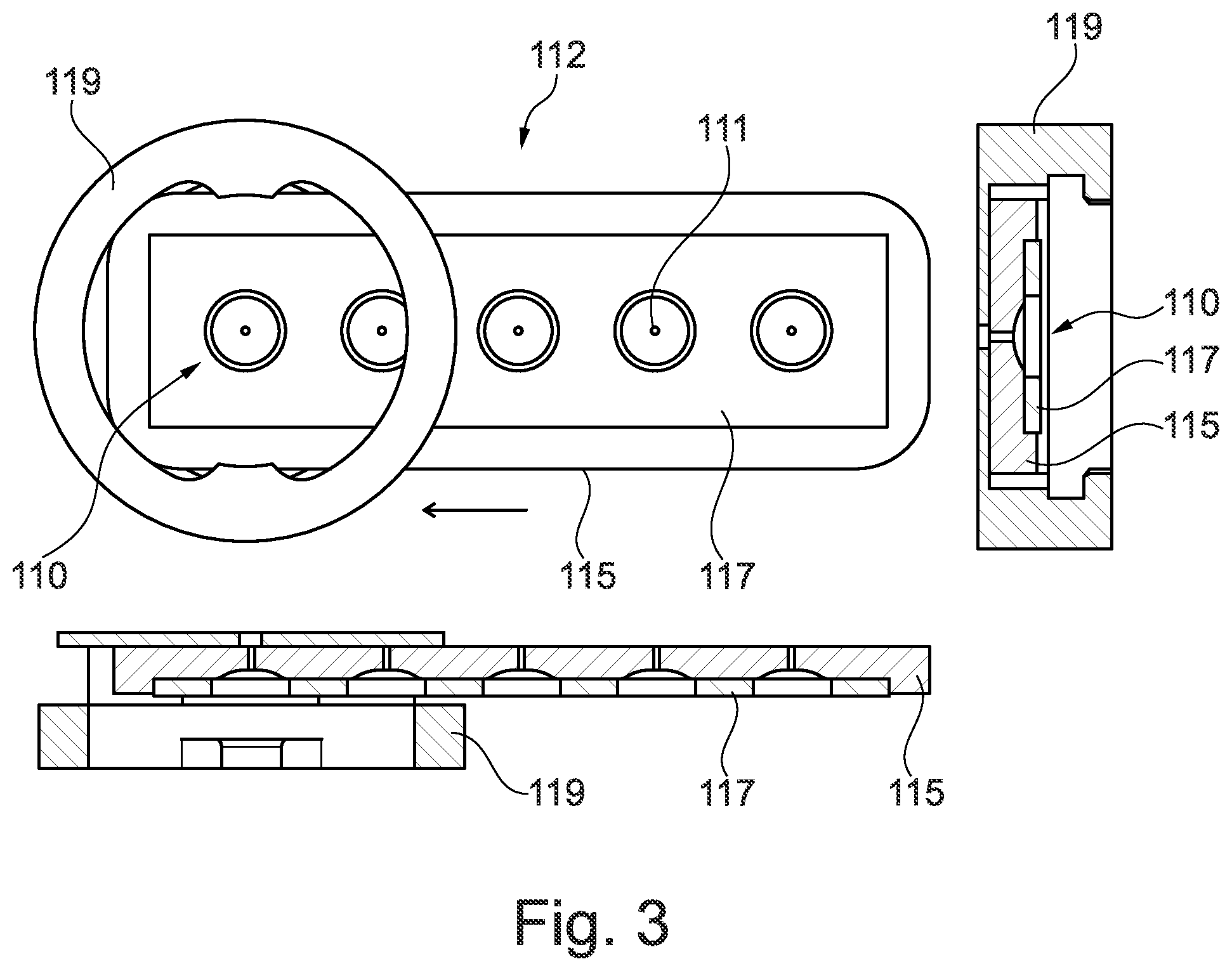 Patent US12576584 Figure 3 – Device for additive manufacturing of a component