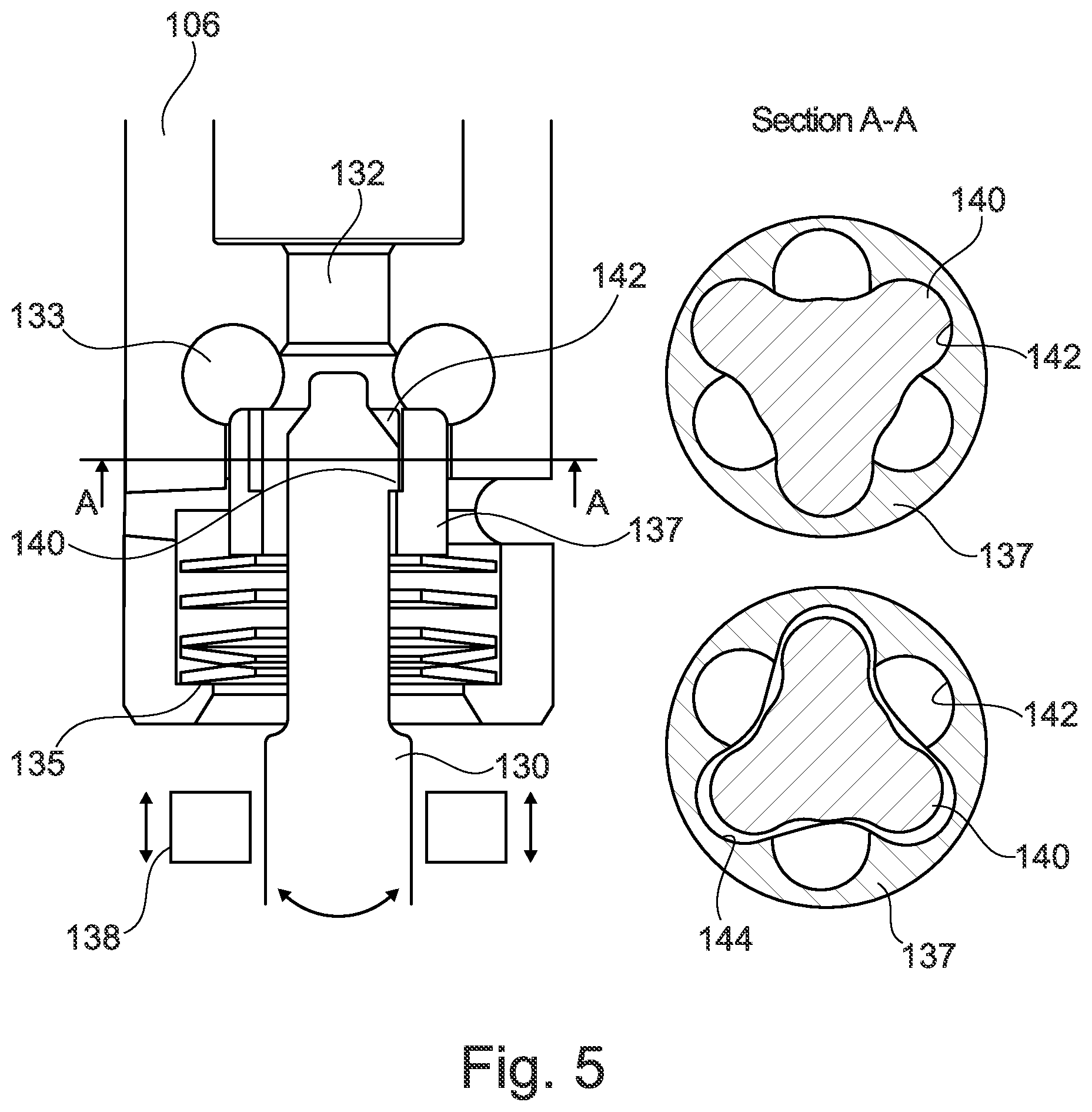Patent US12576584 Figure 5 – Device for additive manufacturing of a component