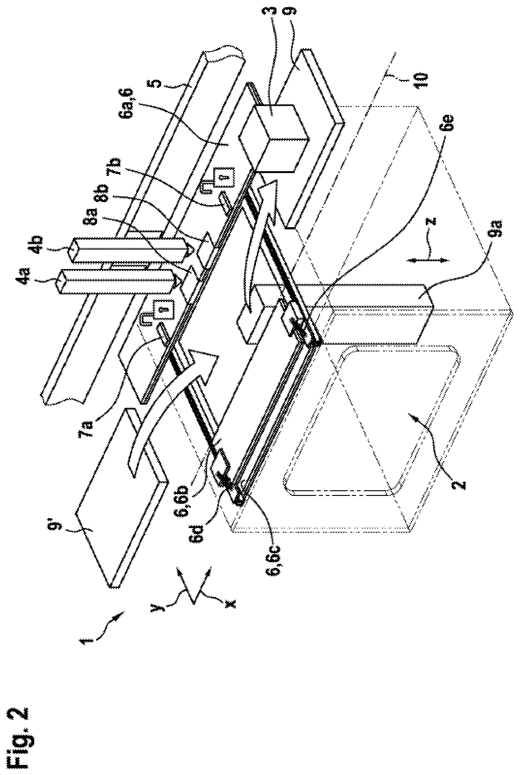 Patent US12576587 Figure 2 – 3D printer for automated series production