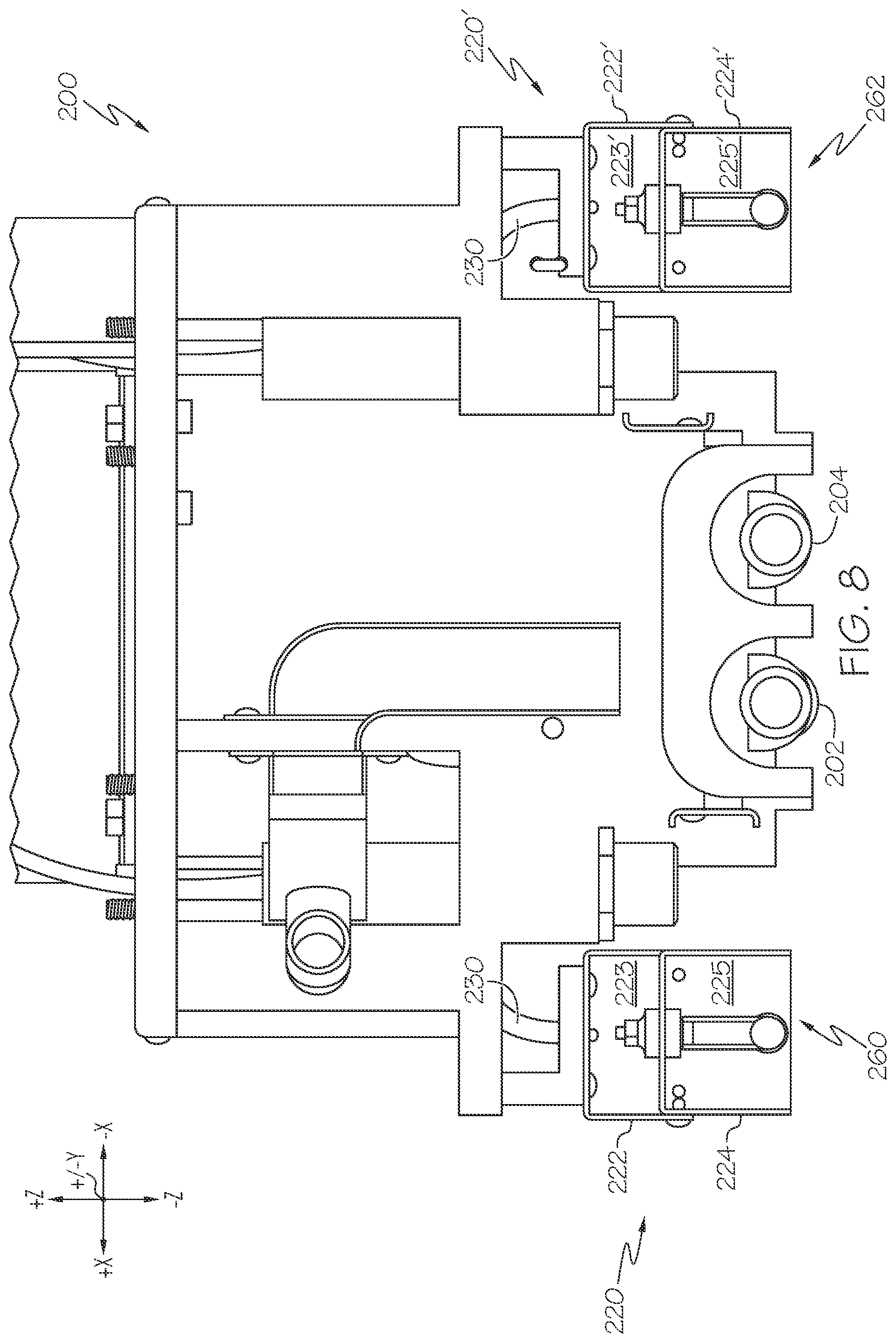 Patent US12576589 Figure 10 – Print and recoat assemblies for additive manufacturing systems and methods for using the same