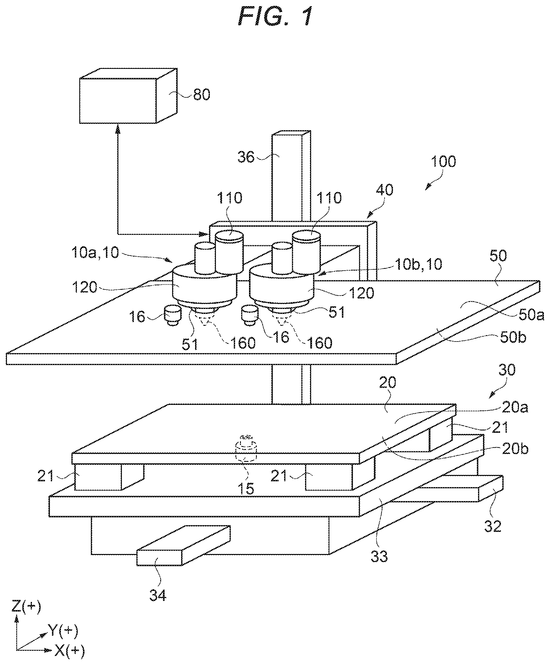 Patent US12576590 Figure 1 – Three-dimensional shaping system