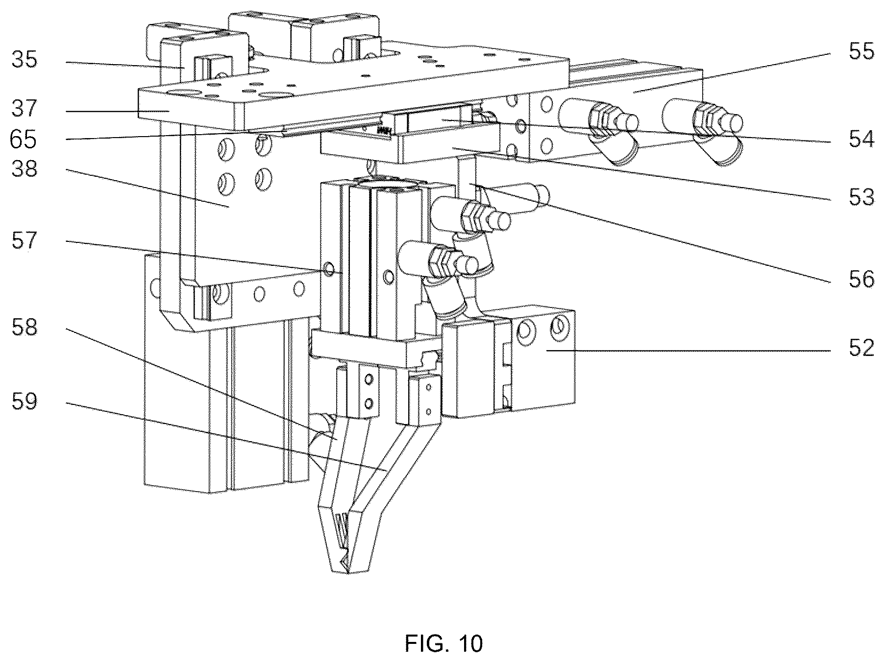 Patent US12576591 Figure 6 – Automatic filament ending device