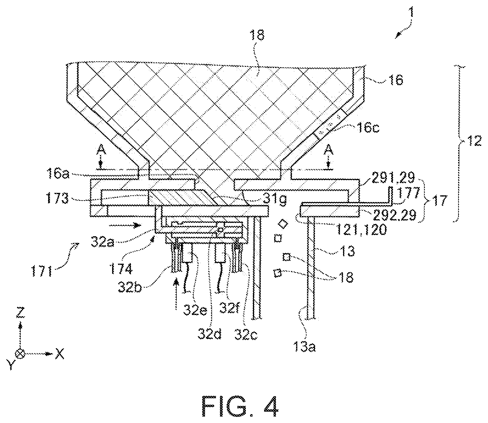 Patent US12576593 Figure 4 – Plasticizing device, three dimensional molding device, and injection molding device