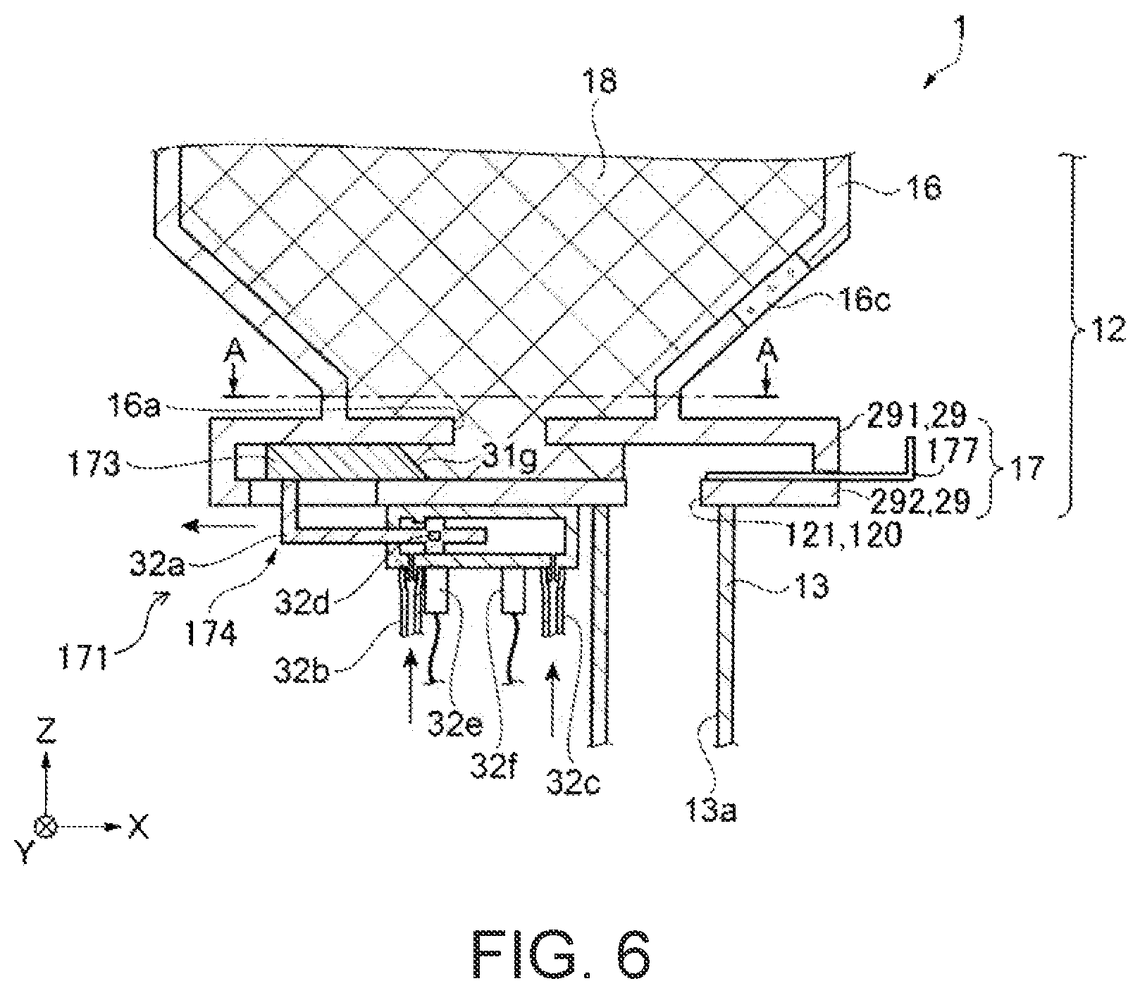 Patent US12576593 Figure 6 – Plasticizing device, three dimensional molding device, and injection molding device