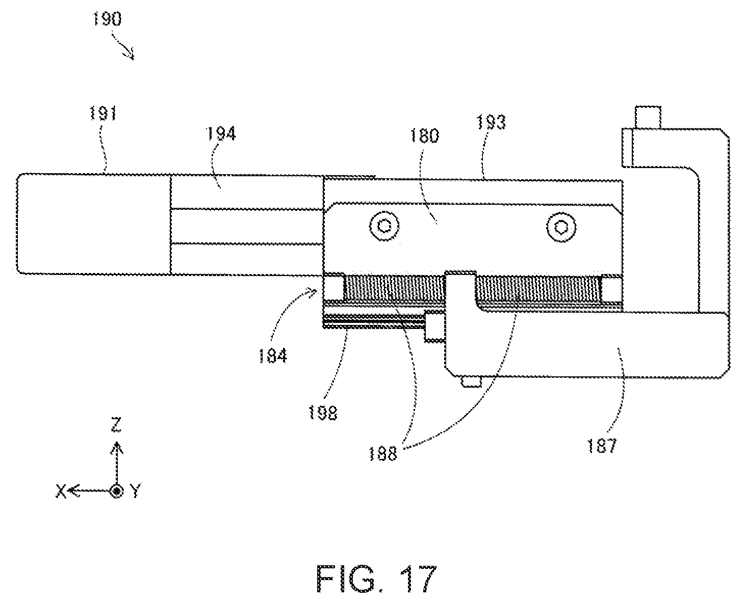 Patent US12576593 Figure 15 – Plasticizing device, three dimensional molding device, and injection molding device
