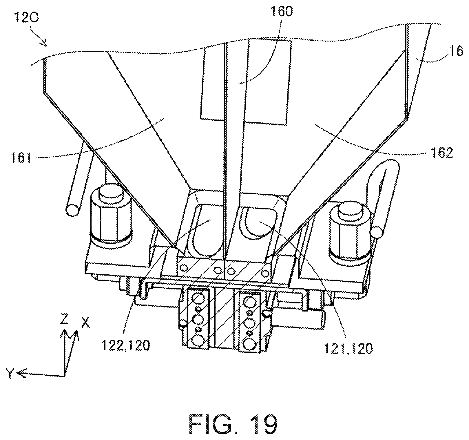Patent US12576593 Figure 17 – Plasticizing device, three dimensional molding device, and injection molding device