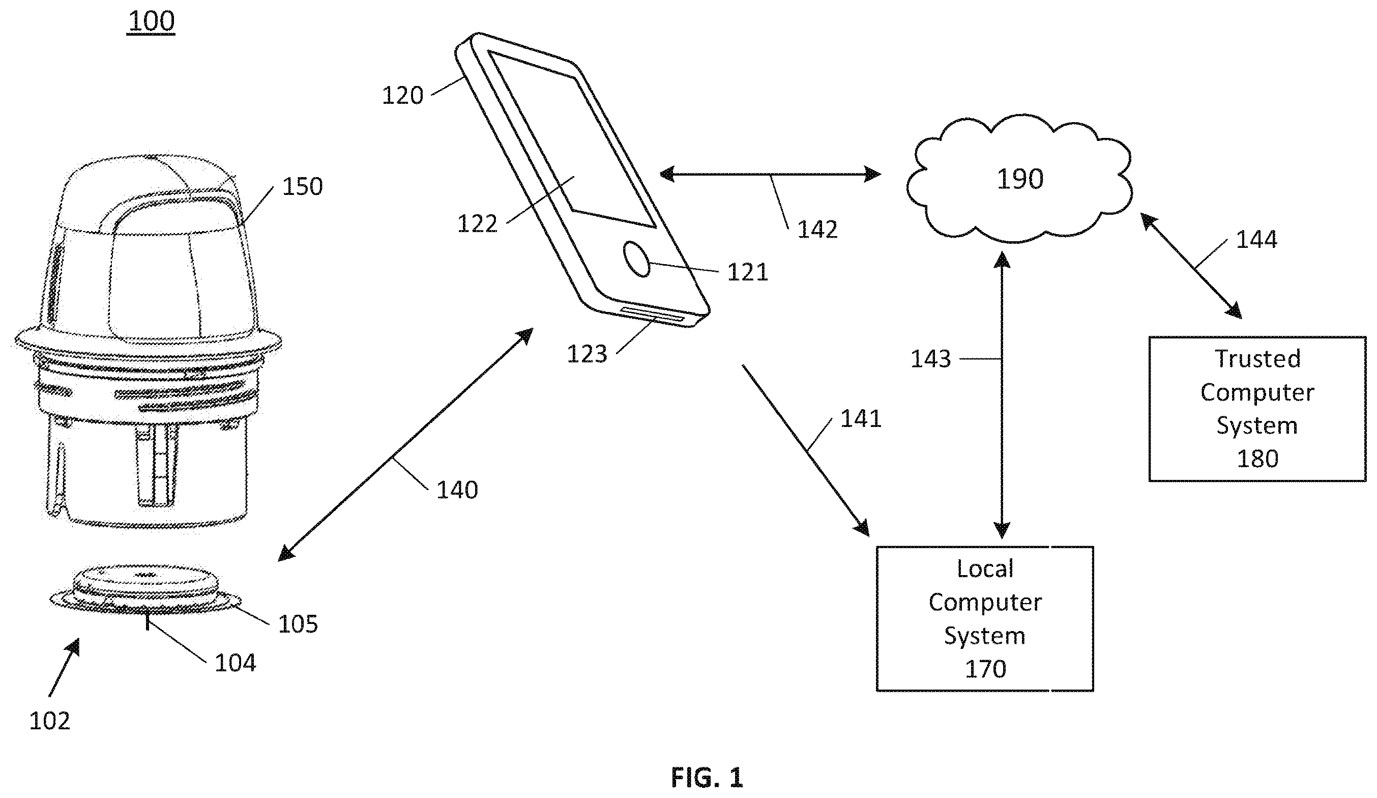 Patent US12576599 Figure 1 – Systems, devices, and methods for an analyte sensor