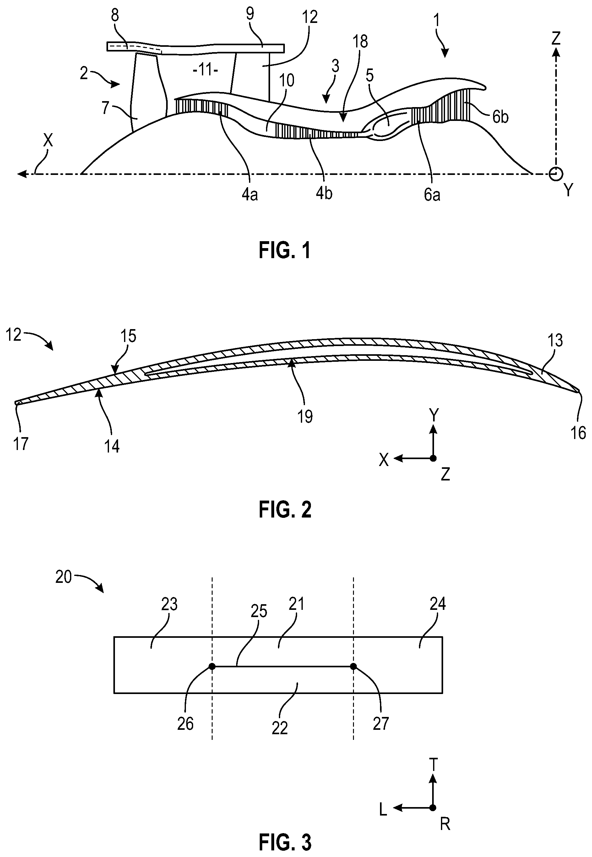 Patent US12576600 Figure 1 – Manufacturing method of a preform for a turbomachine component made from composite material and corresponding component
