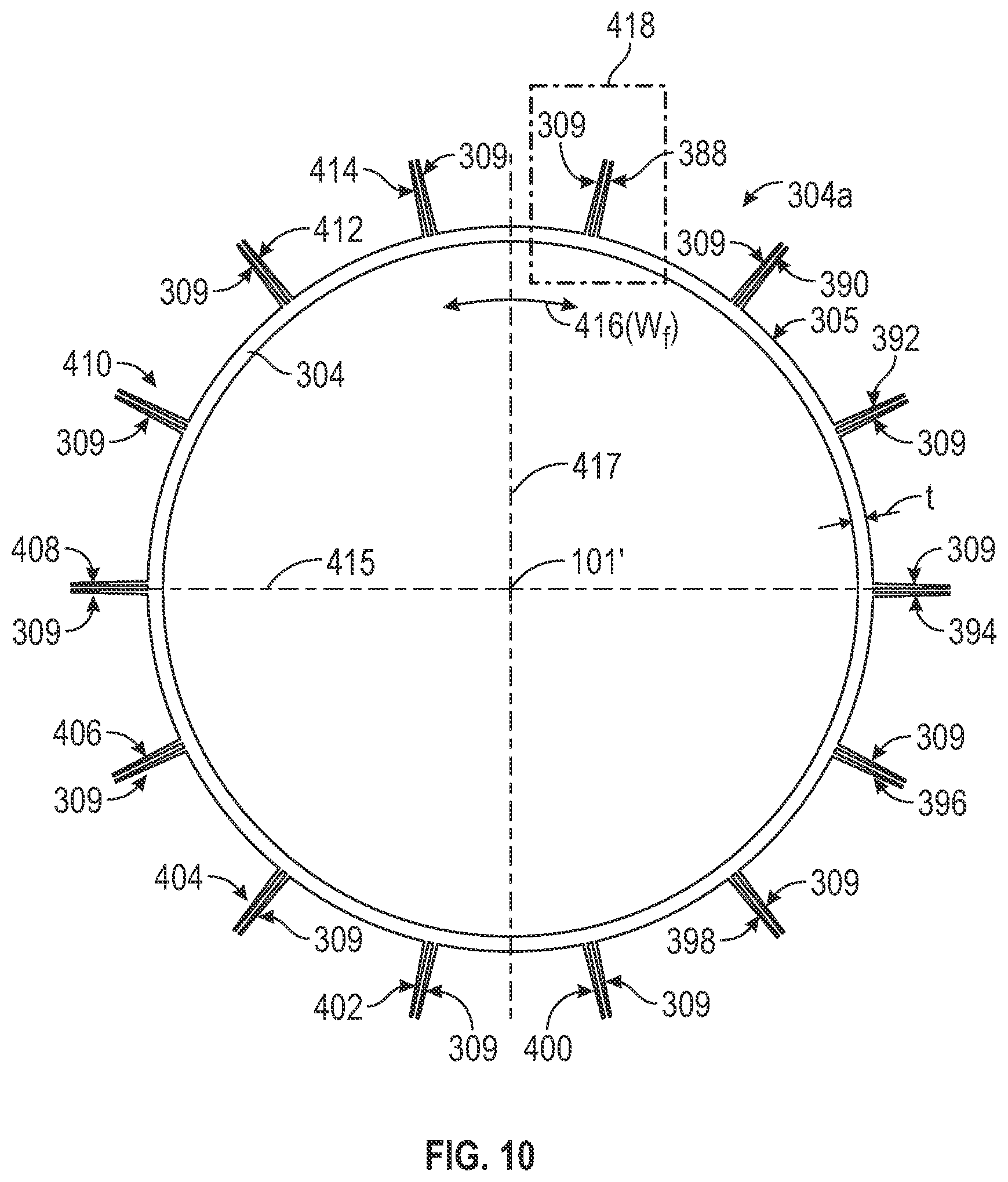 Patent US12576601 Figure 9 – Composite structure for a turbine engine