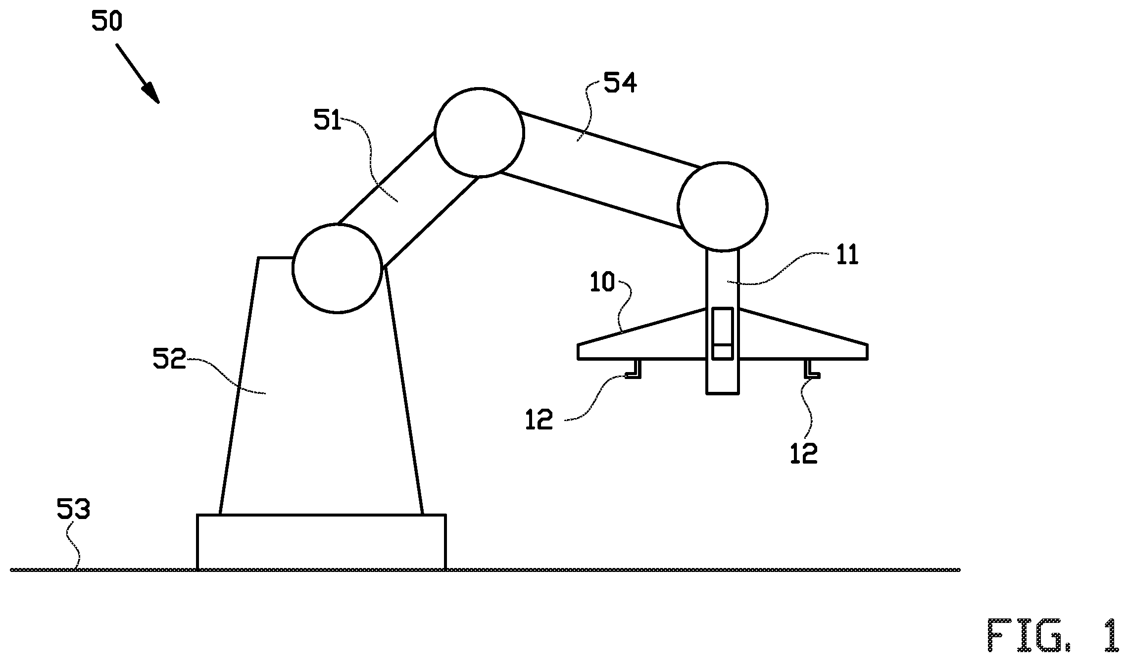 Patent US12576604 Figure 1 – Gripper and method for gripping a tire bead ring