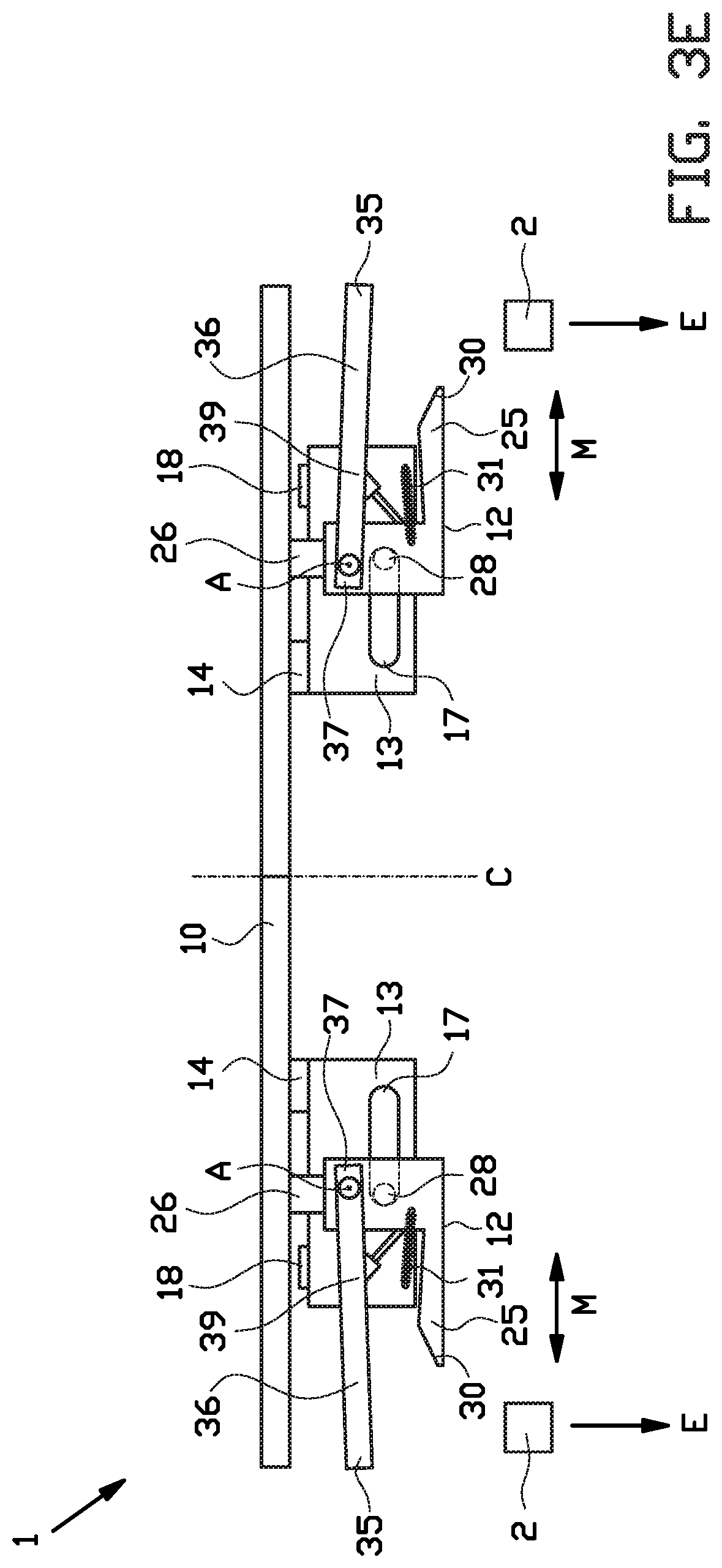 Patent US12576604 Figure 5 – Gripper and method for gripping a tire bead ring