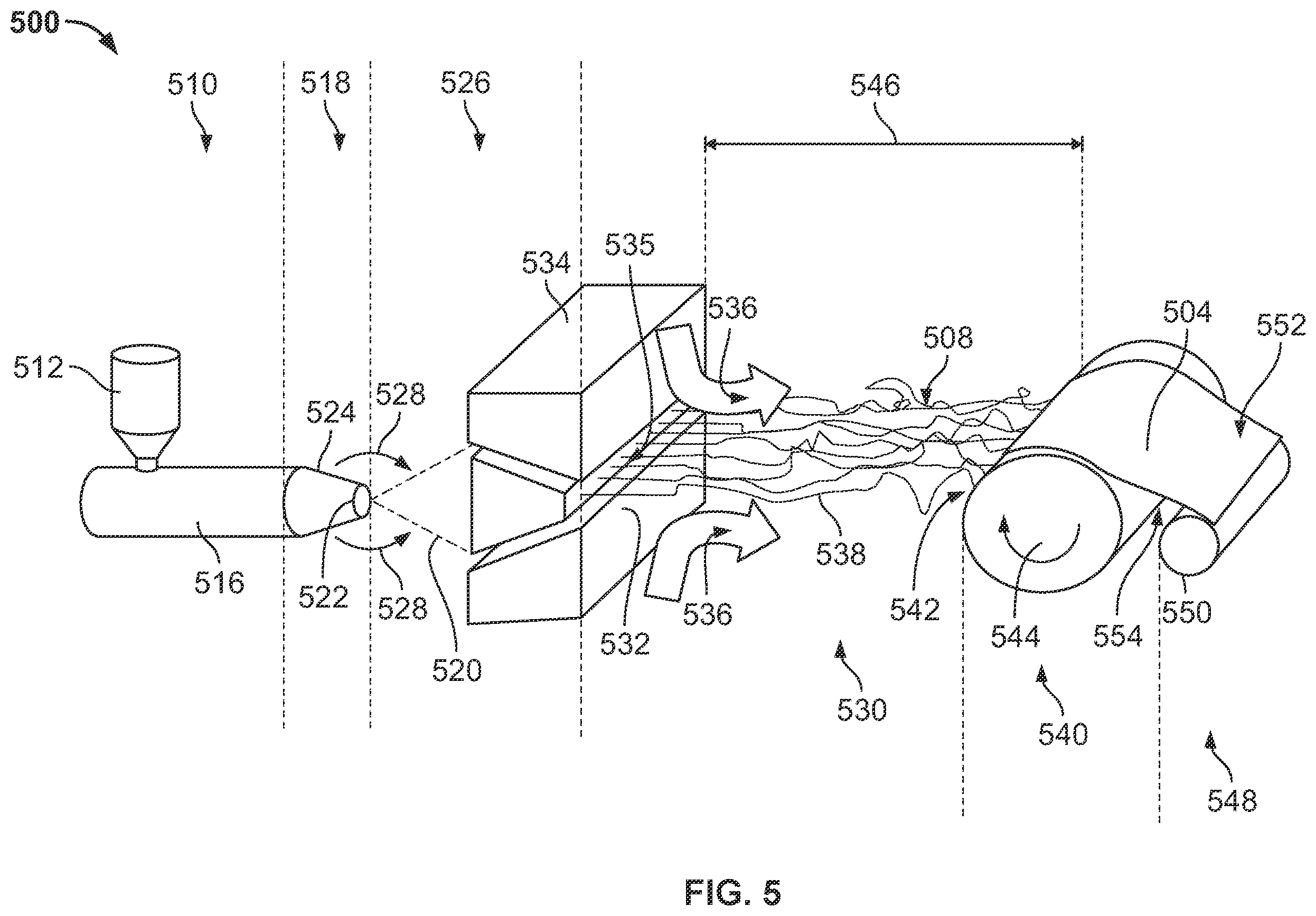 Patent US12576608 Figure 5 – Method of manufacturing a tunable midsole for an article of footwear