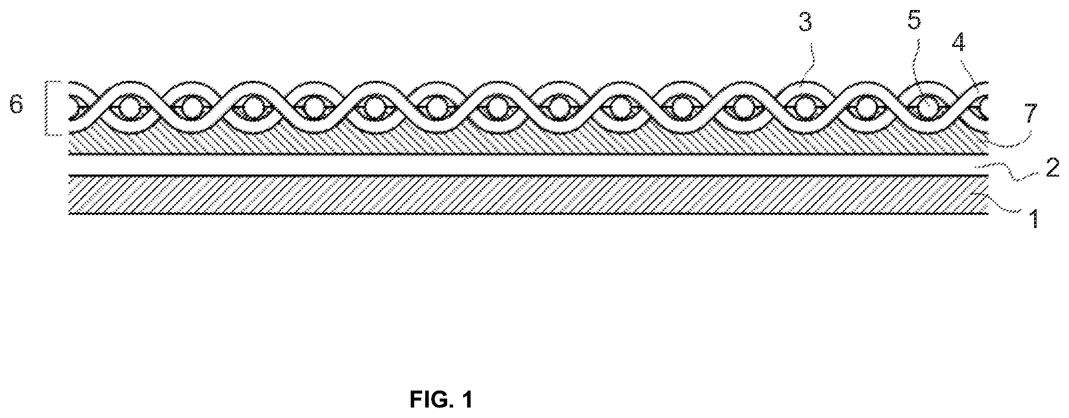 Patent US12576612 Figure 1 – Polyester carpet tile or carpet strip, and process for manufacturing a polyester carpet tile or carpet strip