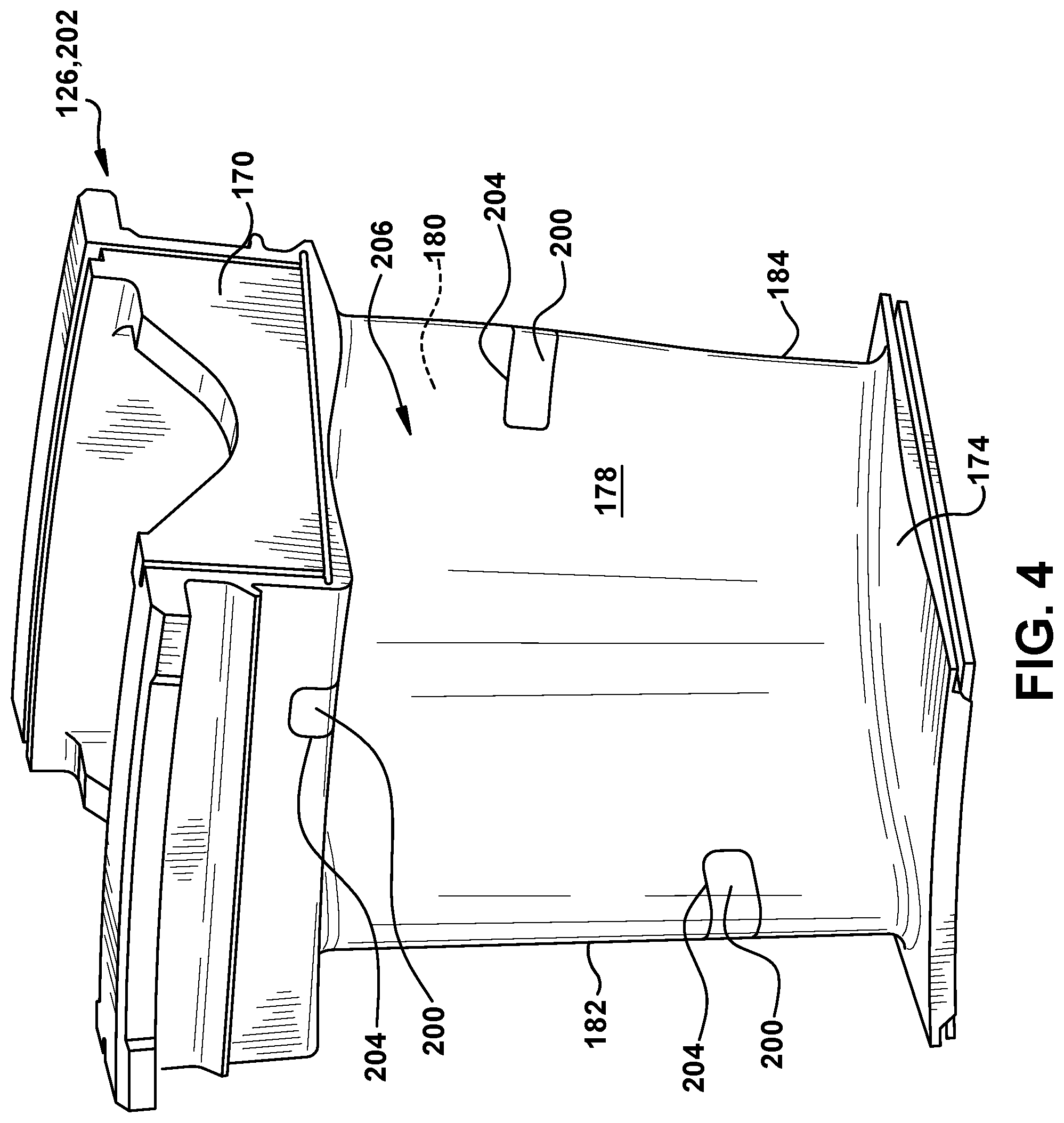 Patent US12576614 Figure 4 – Porous metal coupon with thermal transfer structure for component and related component