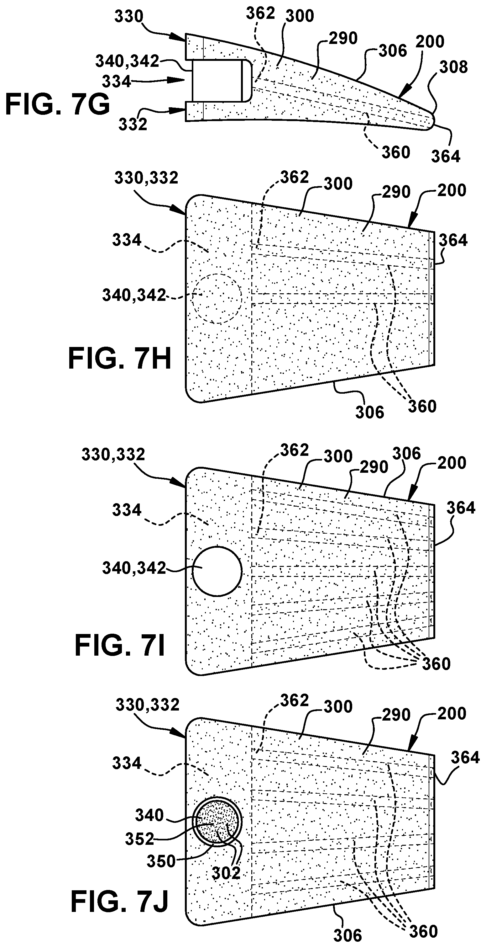 Patent US12576614 Figure 10 – Porous metal coupon with thermal transfer structure for component and related component
