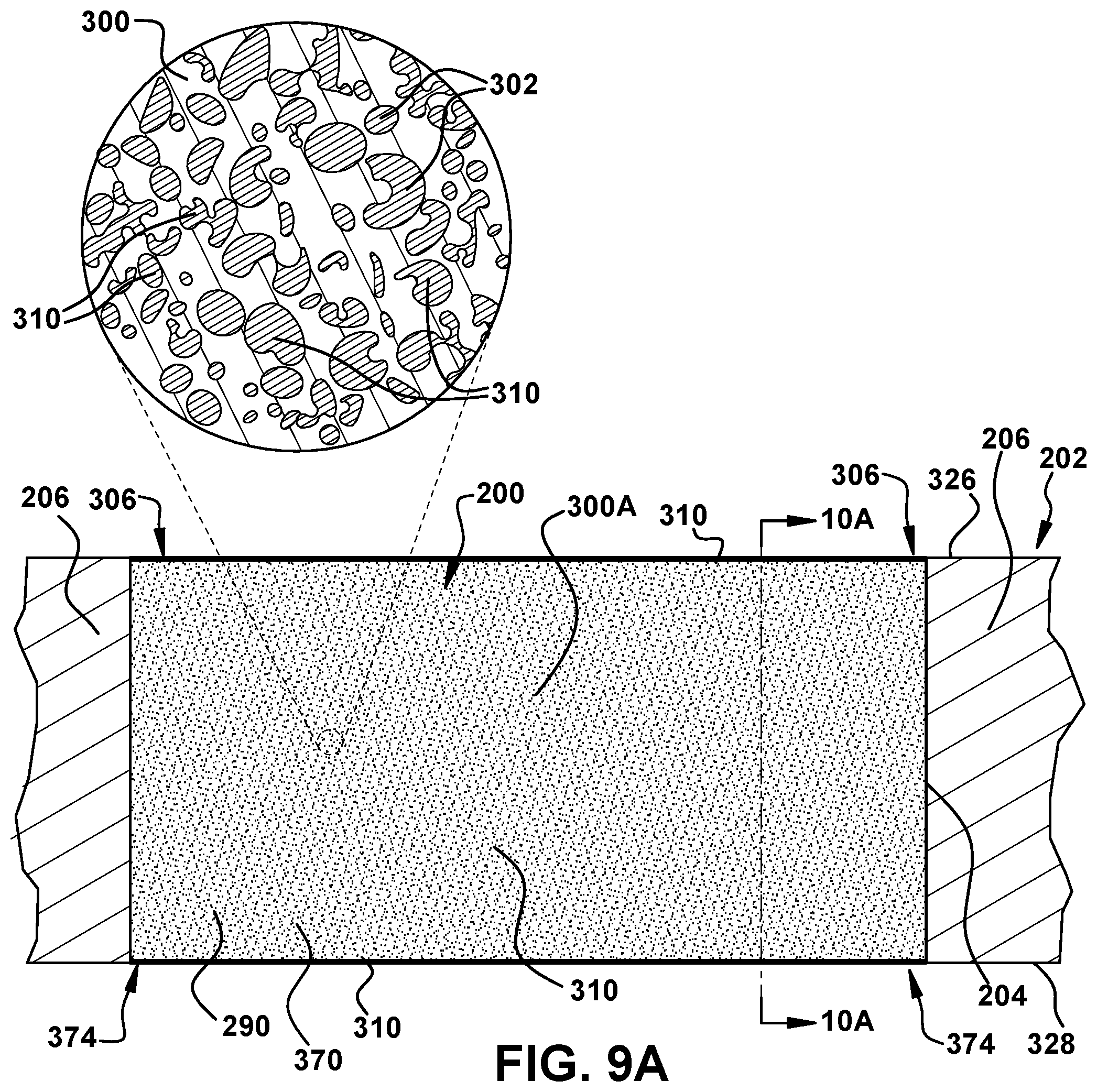 Patent US12576614 Figure 14 – Porous metal coupon with thermal transfer structure for component and related component
