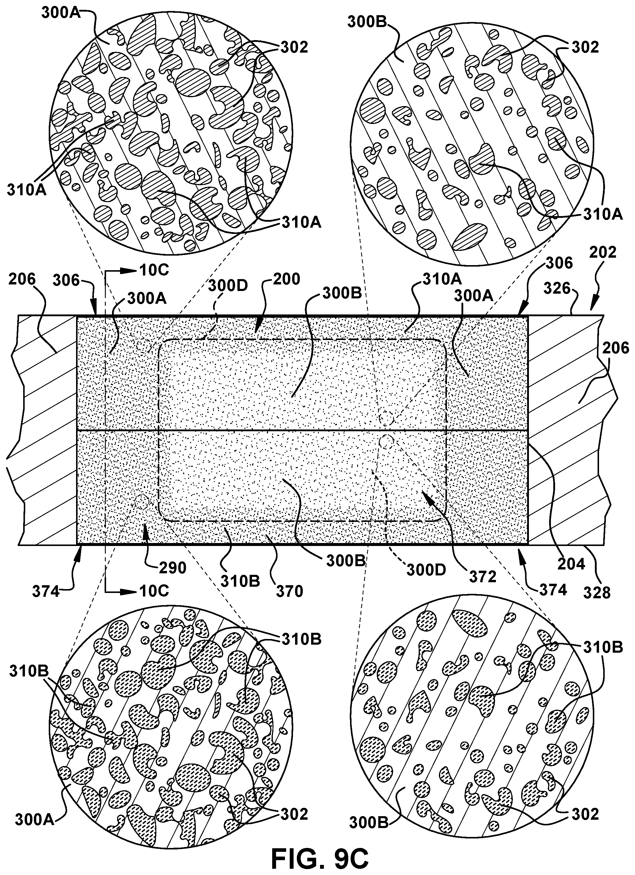 Patent US12576614 Figure 16 – Porous metal coupon with thermal transfer structure for component and related component