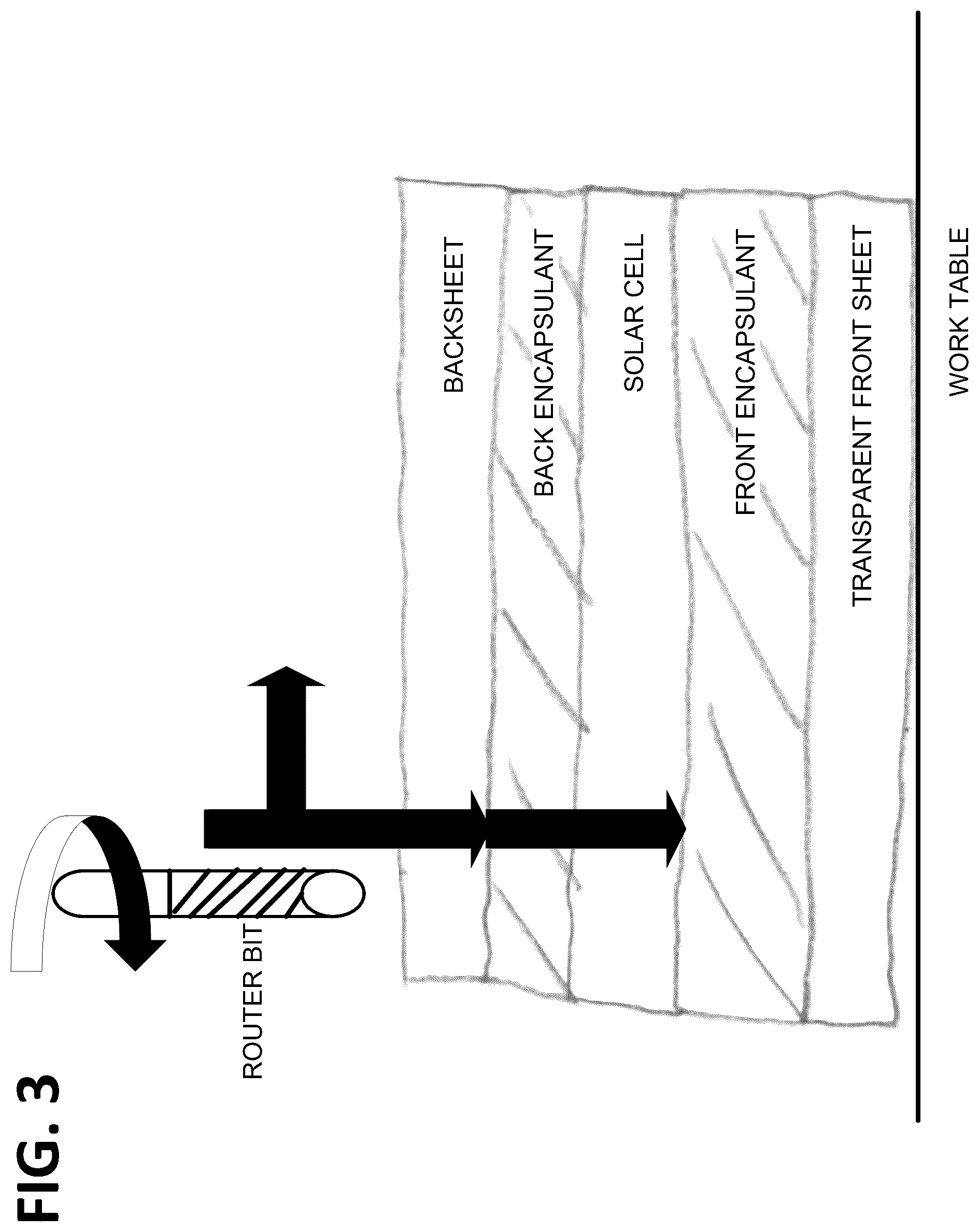 Patent US12576631 Figure 4 – Delamination of used solar module