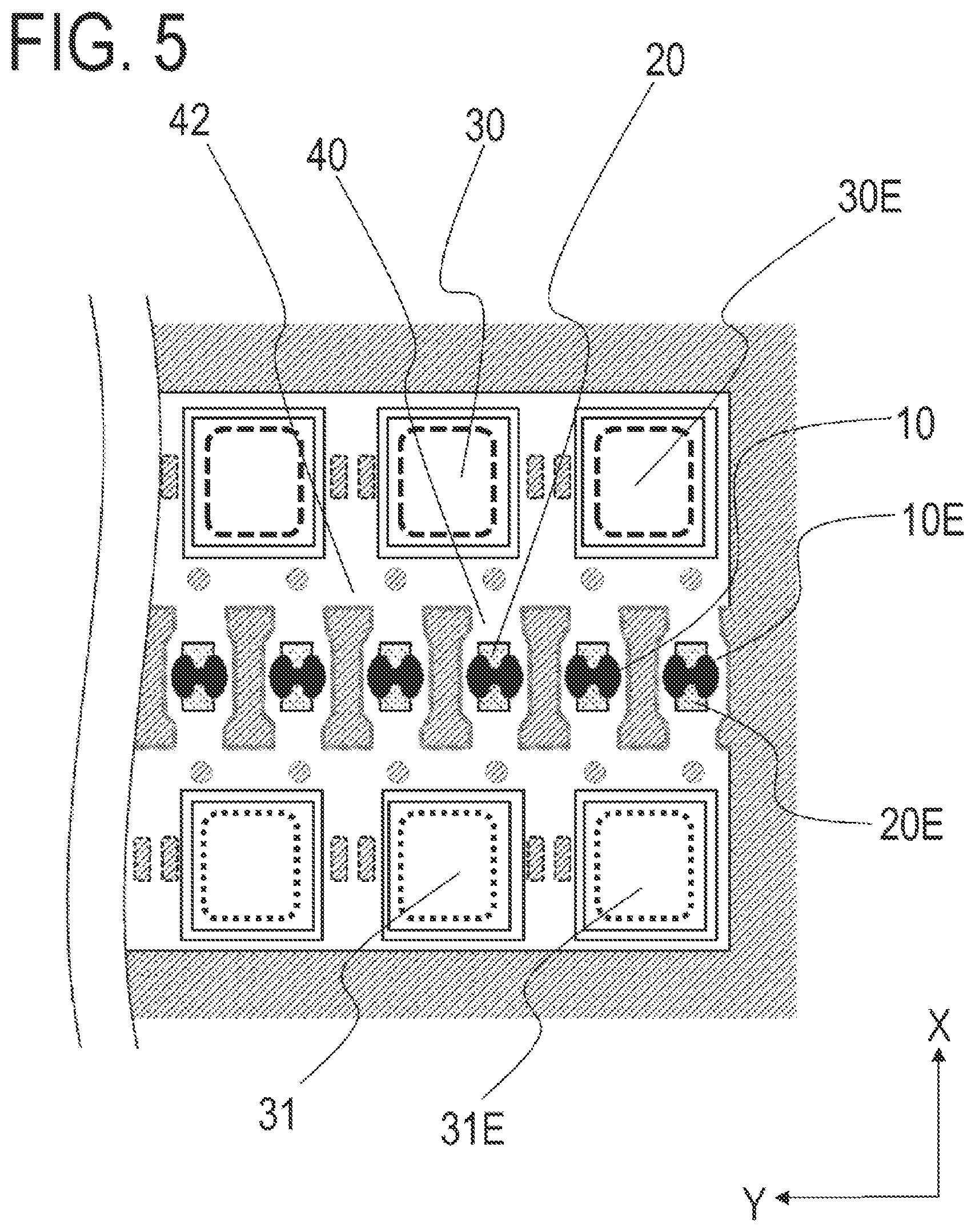 Patent US12576636 Figure 5 – Liquid discharge head