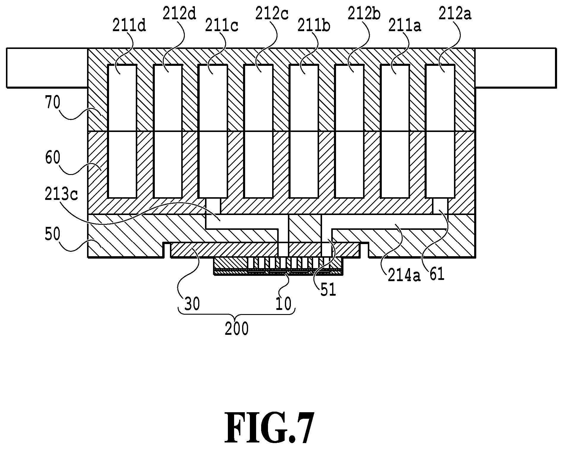 Patent US12576637 Figure 7 – Liquid ejection head and liquid ejection apparatus