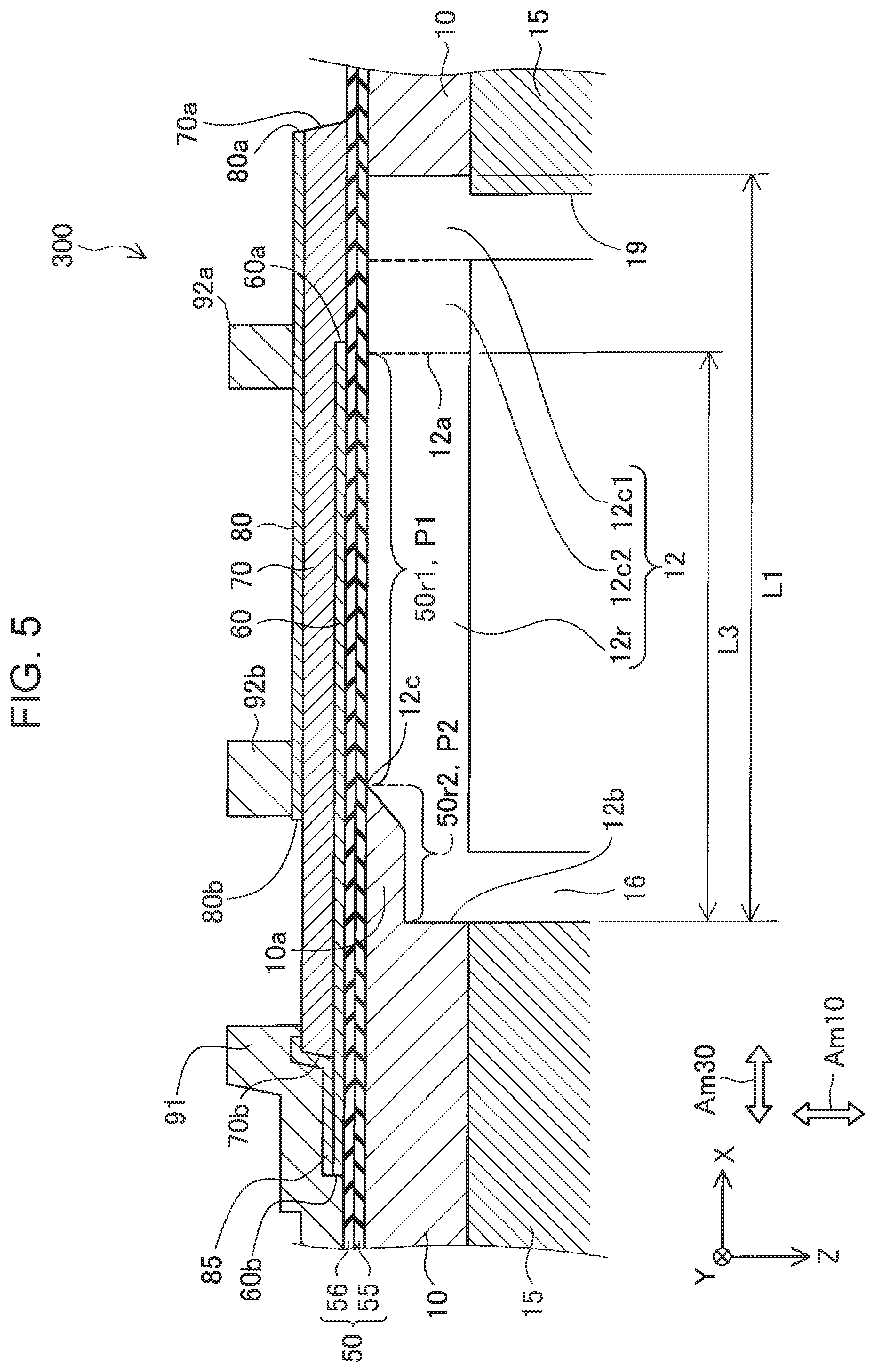 Patent US12576638 Figure 5 – Liquid ejecting head