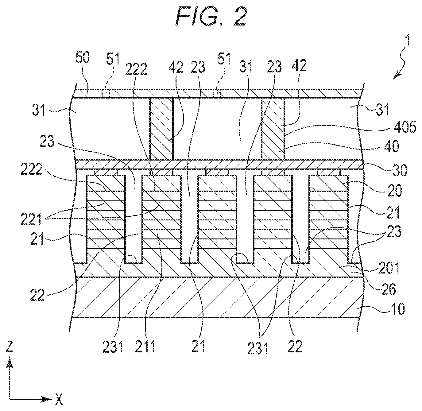 Patent US12576639 Figure 2 – Liquid ejecting head and liquid ejecting apparatus
