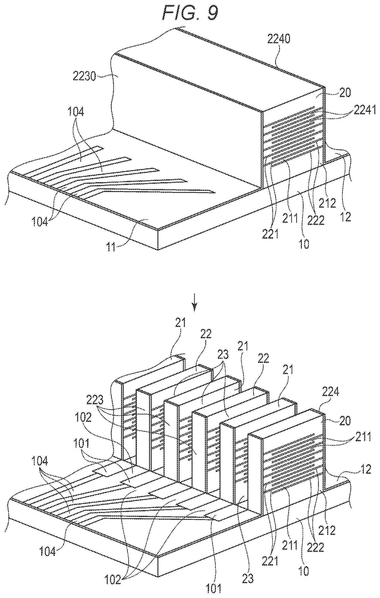 Patent US12576639 Figure 8 – Liquid ejecting head and liquid ejecting apparatus