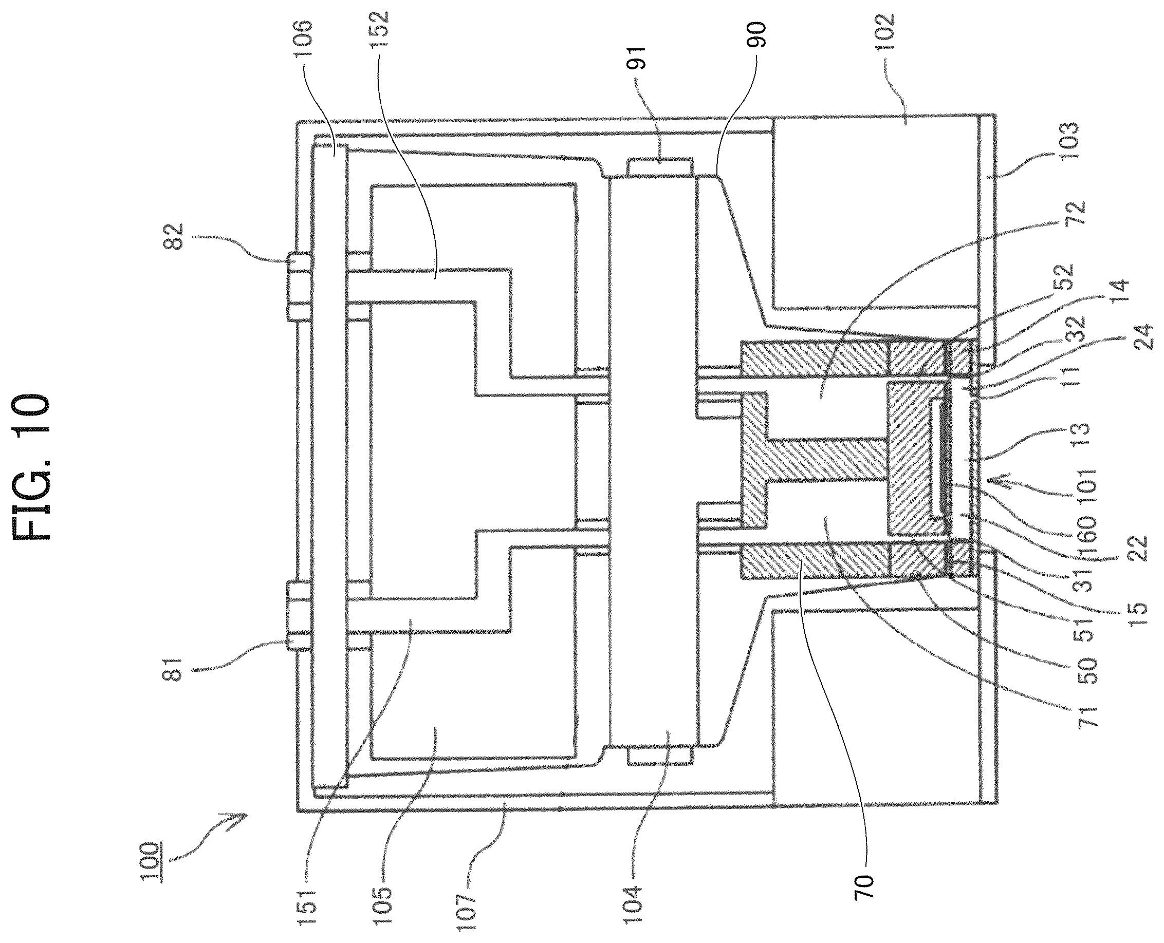 Patent US12576640 Figure 9 – Liquid discharge head, liquid discharge device, and liquid discharge apparatus