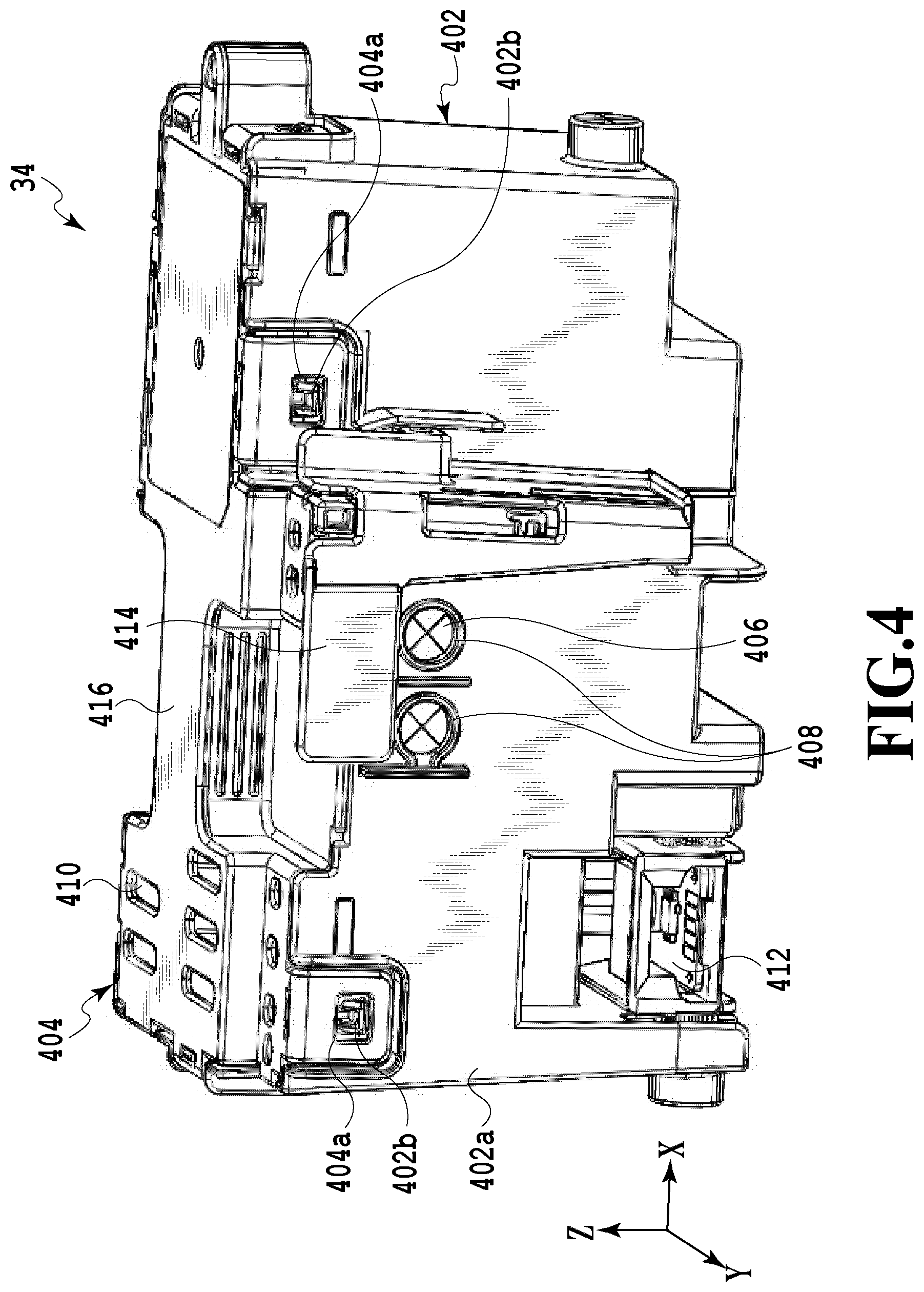 Patent US12576645 Figure 4 – Waste ink tank and printing apparatus in which the tank includes a substantially box-shaped container provided with an insertion port that can be shielded