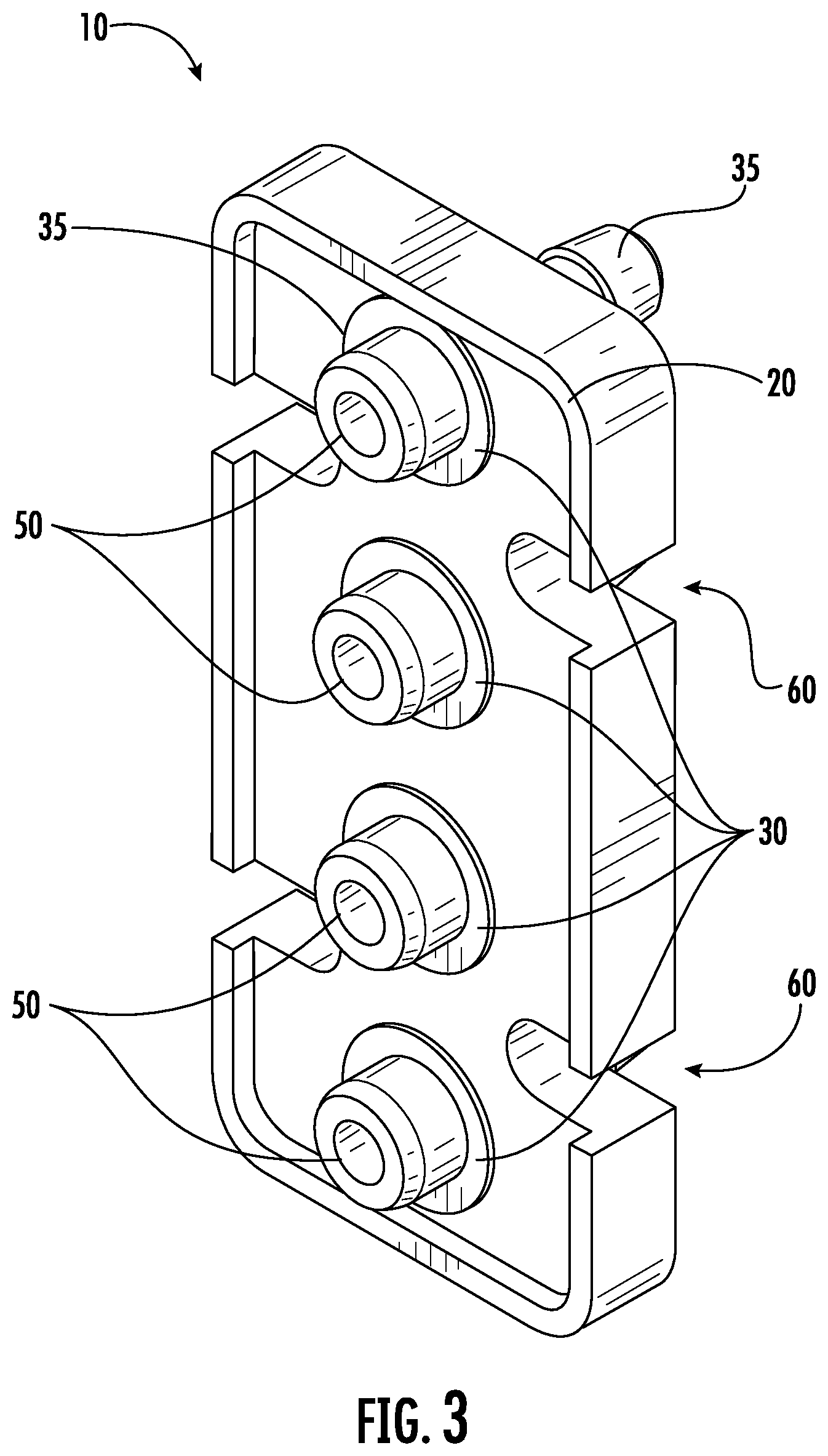 Patent US12576646 Figure 3 – Plate for a print head and print head assembly including said plate