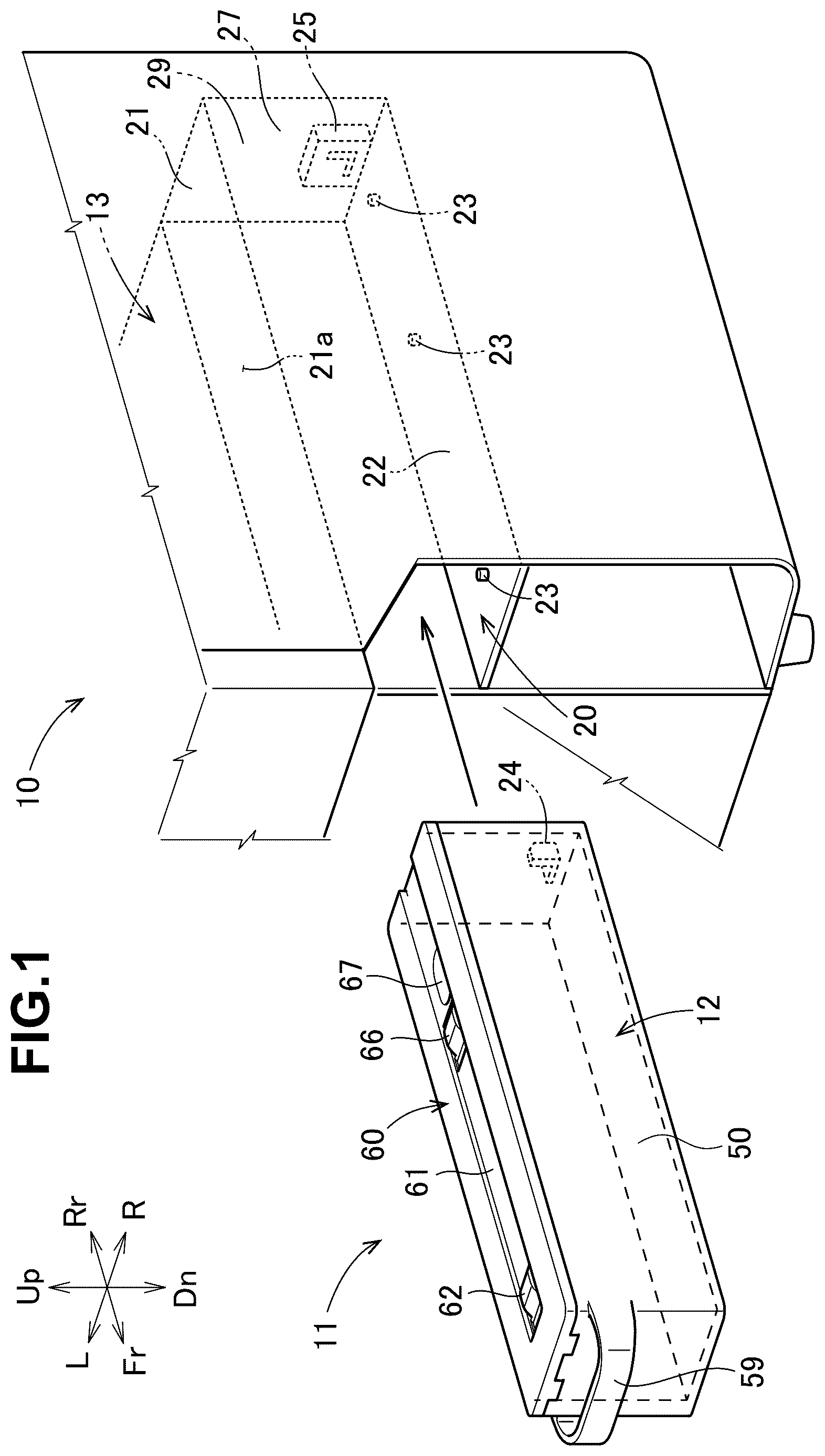 Patent US12576647 Figure 1 – Cartridge