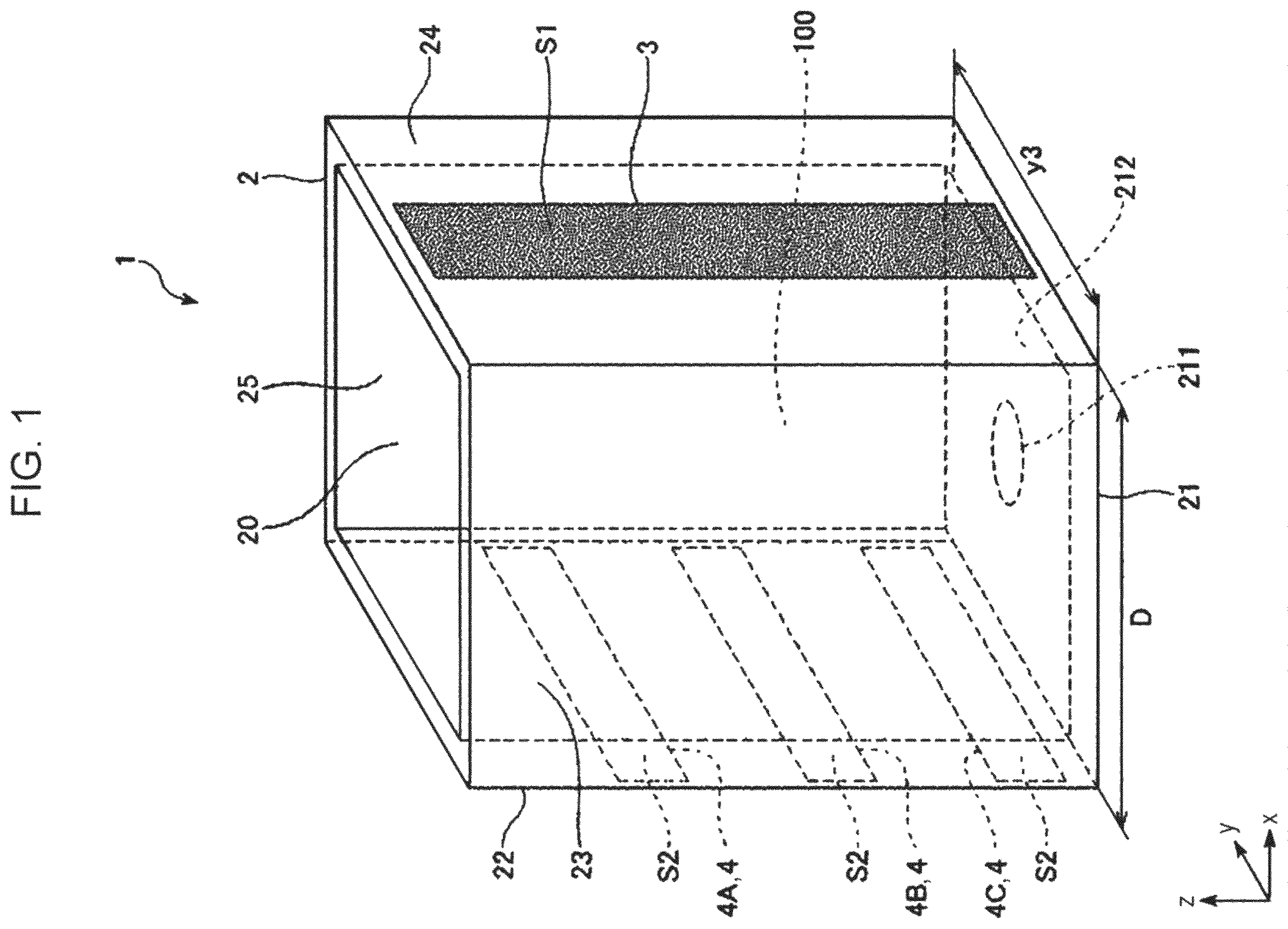 Patent US12576648 Figure 1 – Ink jet recording device