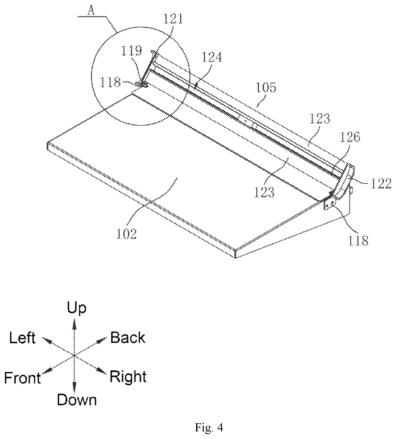 Patent US12576652 Figure 4 – Ultraviolet (UV) light-emitting diode (LED) inkjet printer