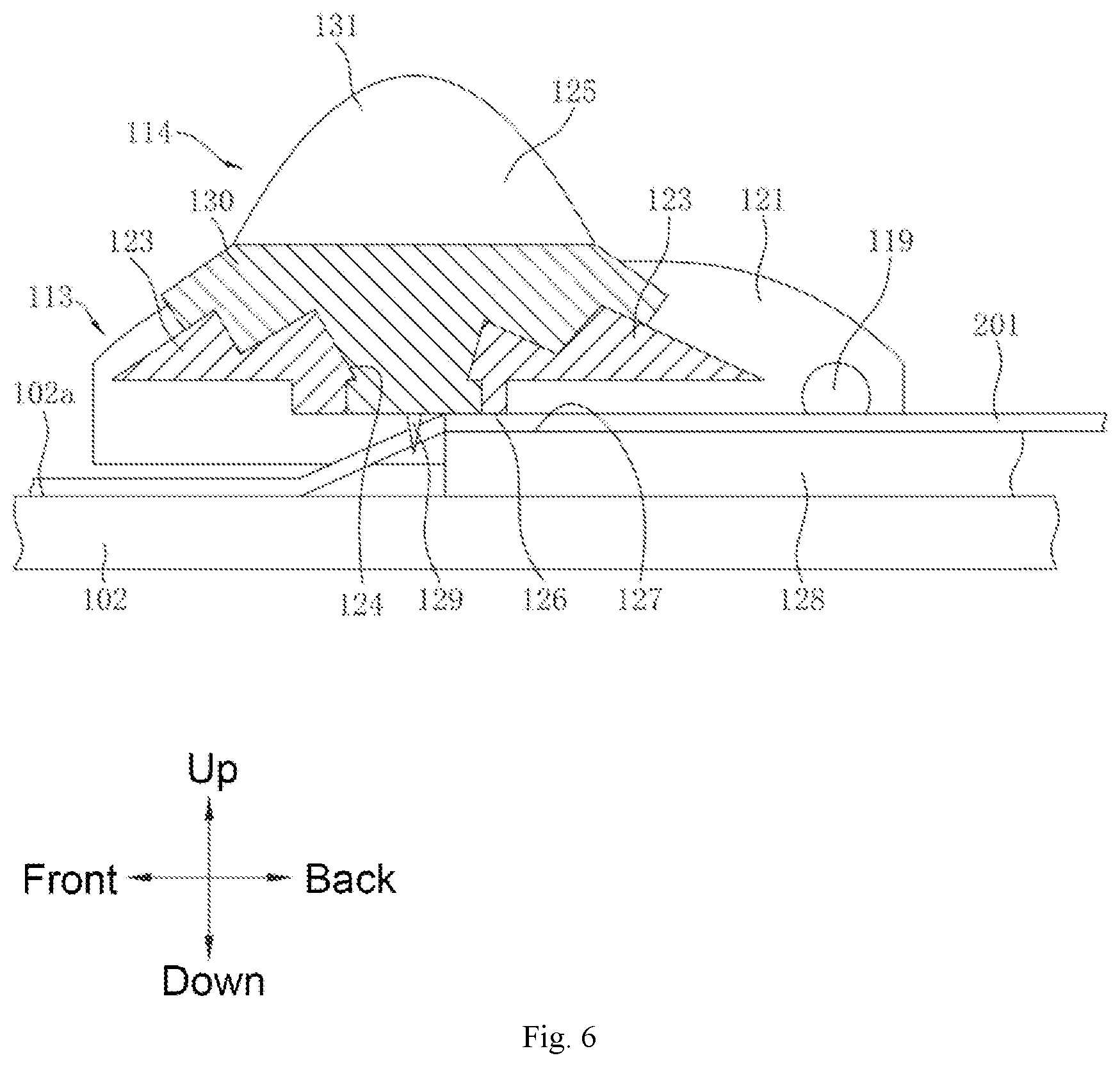 Patent US12576652 Figure 6 – Ultraviolet (UV) light-emitting diode (LED) inkjet printer