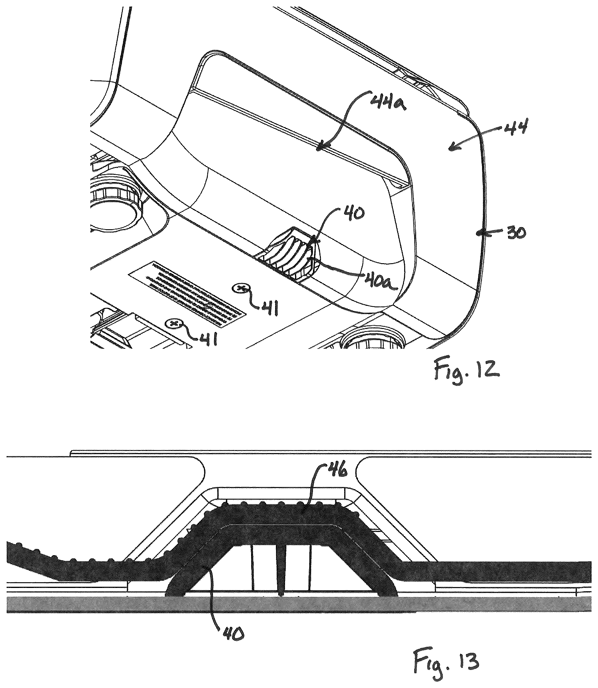 Patent US12576653 Figure 7 – Food product scale and associated label cassette with cassette load features